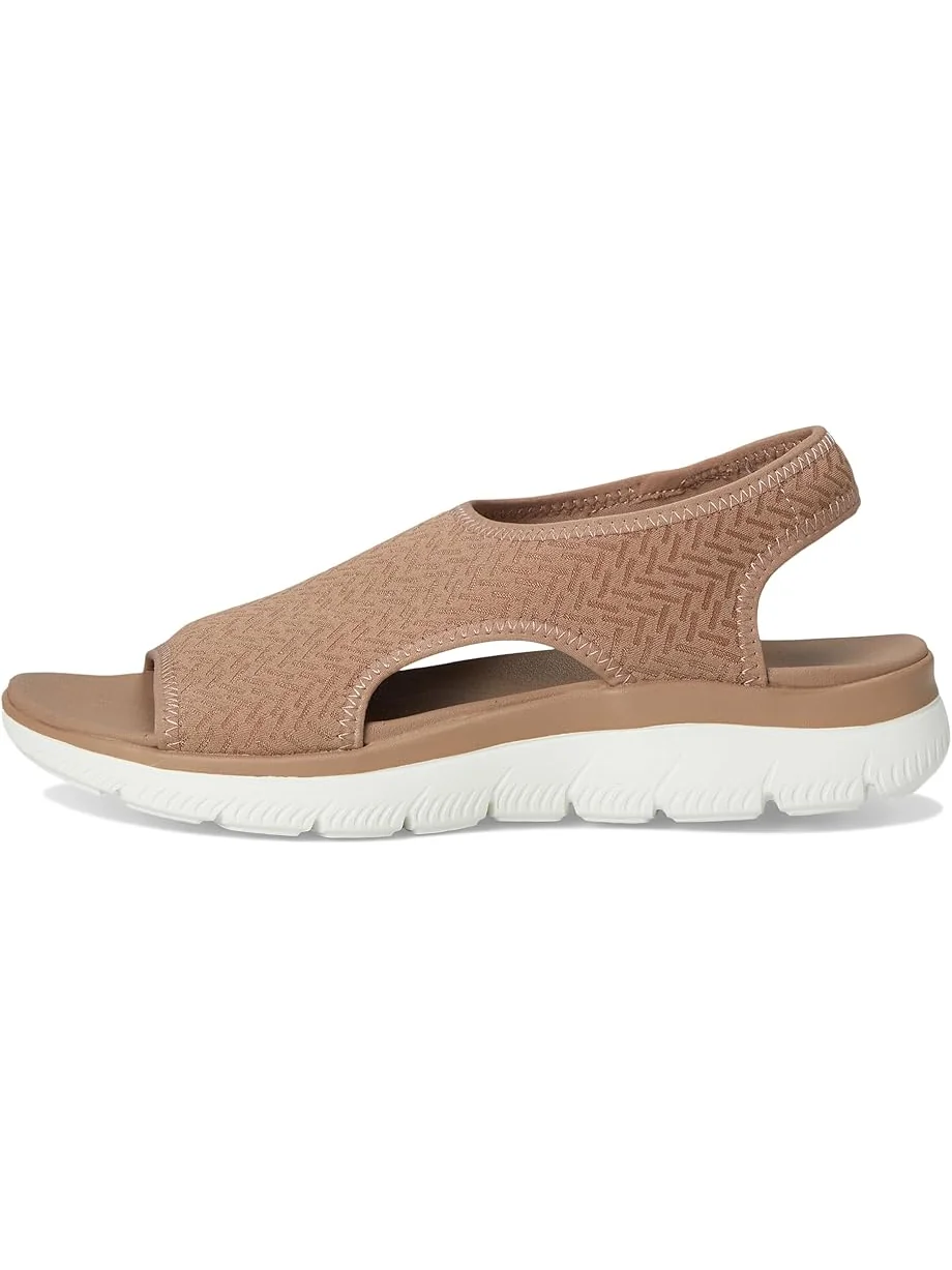 Женские сандалии SKECHERS Summits - Outta Here — изображение 4 из 7, коричневый