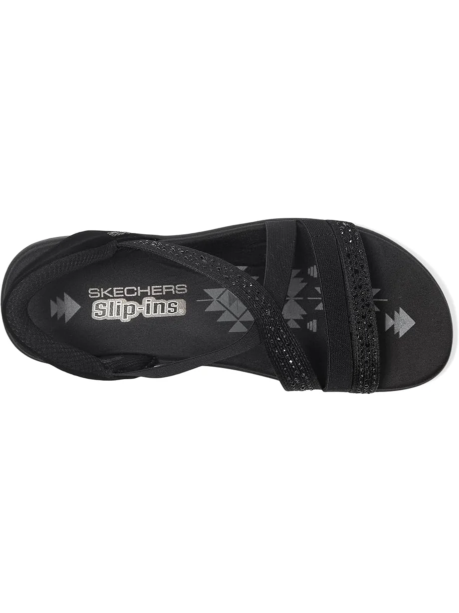 Сандалии SKECHERS Reggae Slim - Summer Sparkle — изображение 2 из 7, черный
