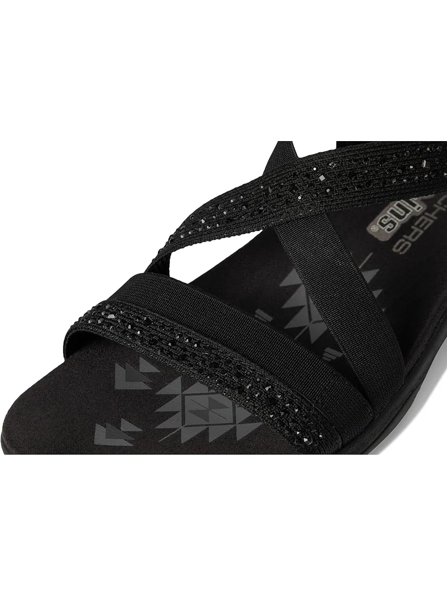 Сандалии SKECHERS Reggae Slim - Summer Sparkle — изображение 6 из 7, черный