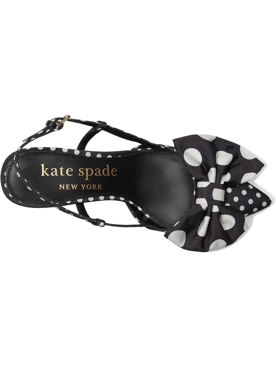 Туфли Kate Spade New York Rue Slingback Mid Heel — изображение 2 из 7, черный/кремовый