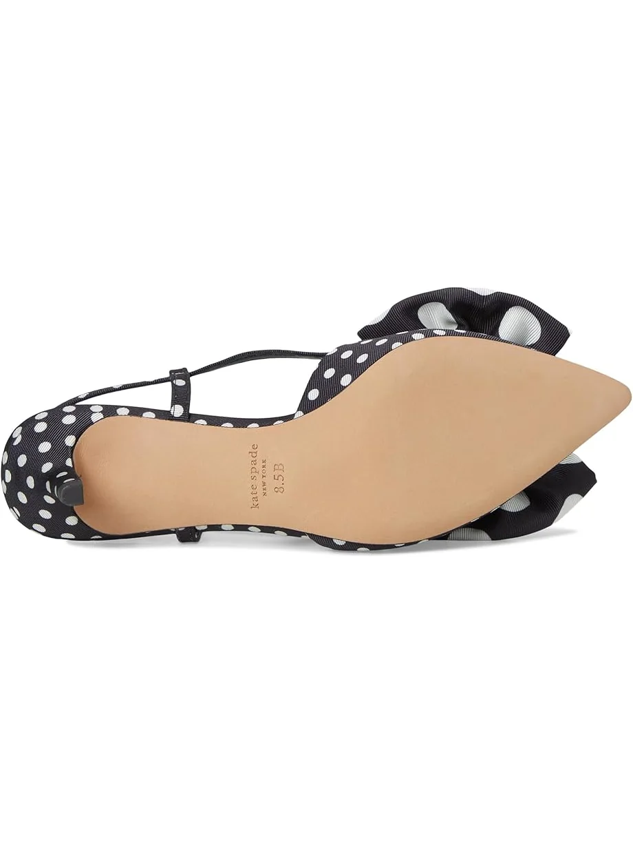 Туфли Kate Spade New York Rue Slingback Mid Heel — изображение 3 из 7, черный/кремовый