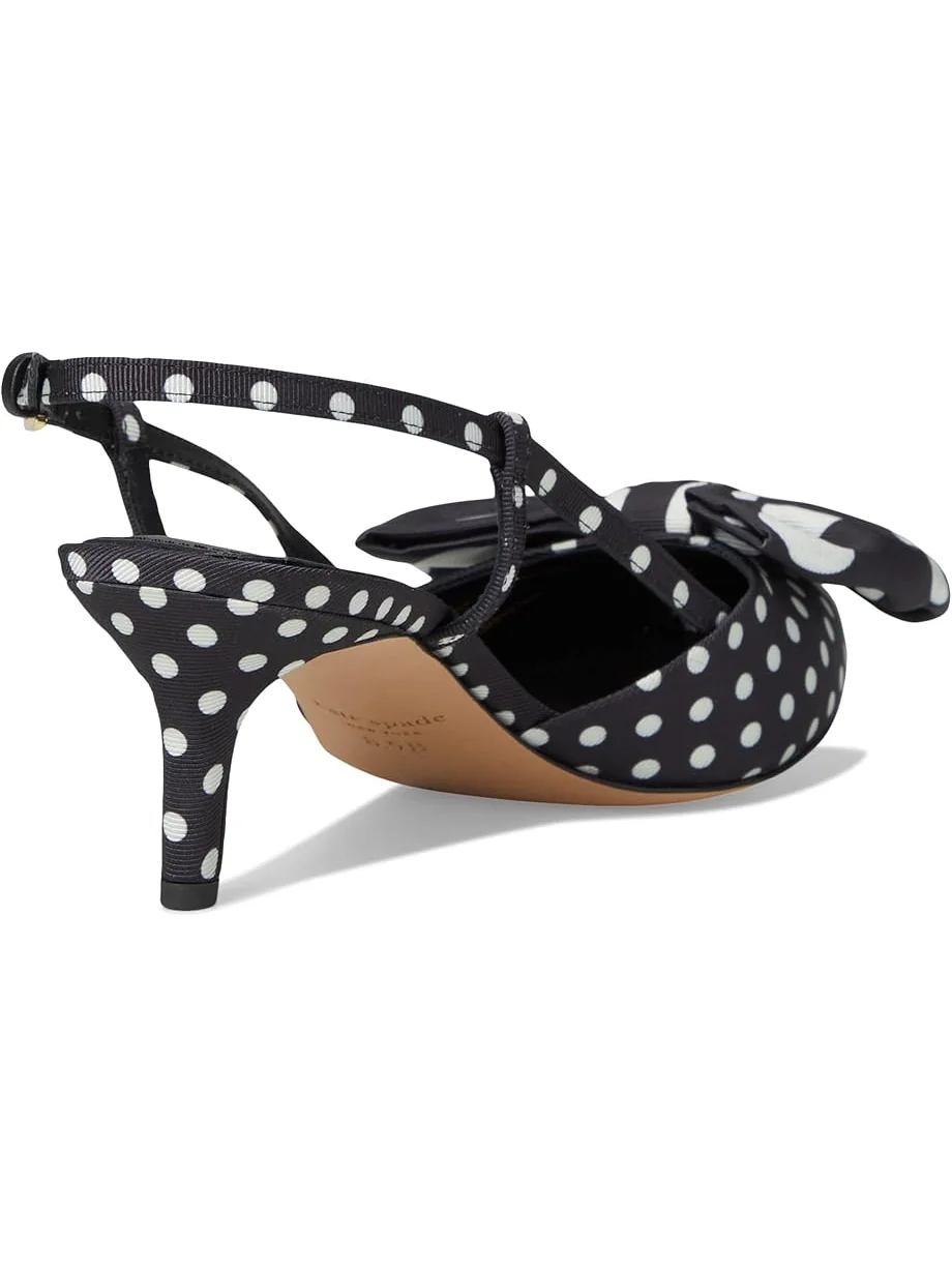 Туфли Kate Spade New York Rue Slingback Mid Heel — изображение 5 из 7, черный/кремовый