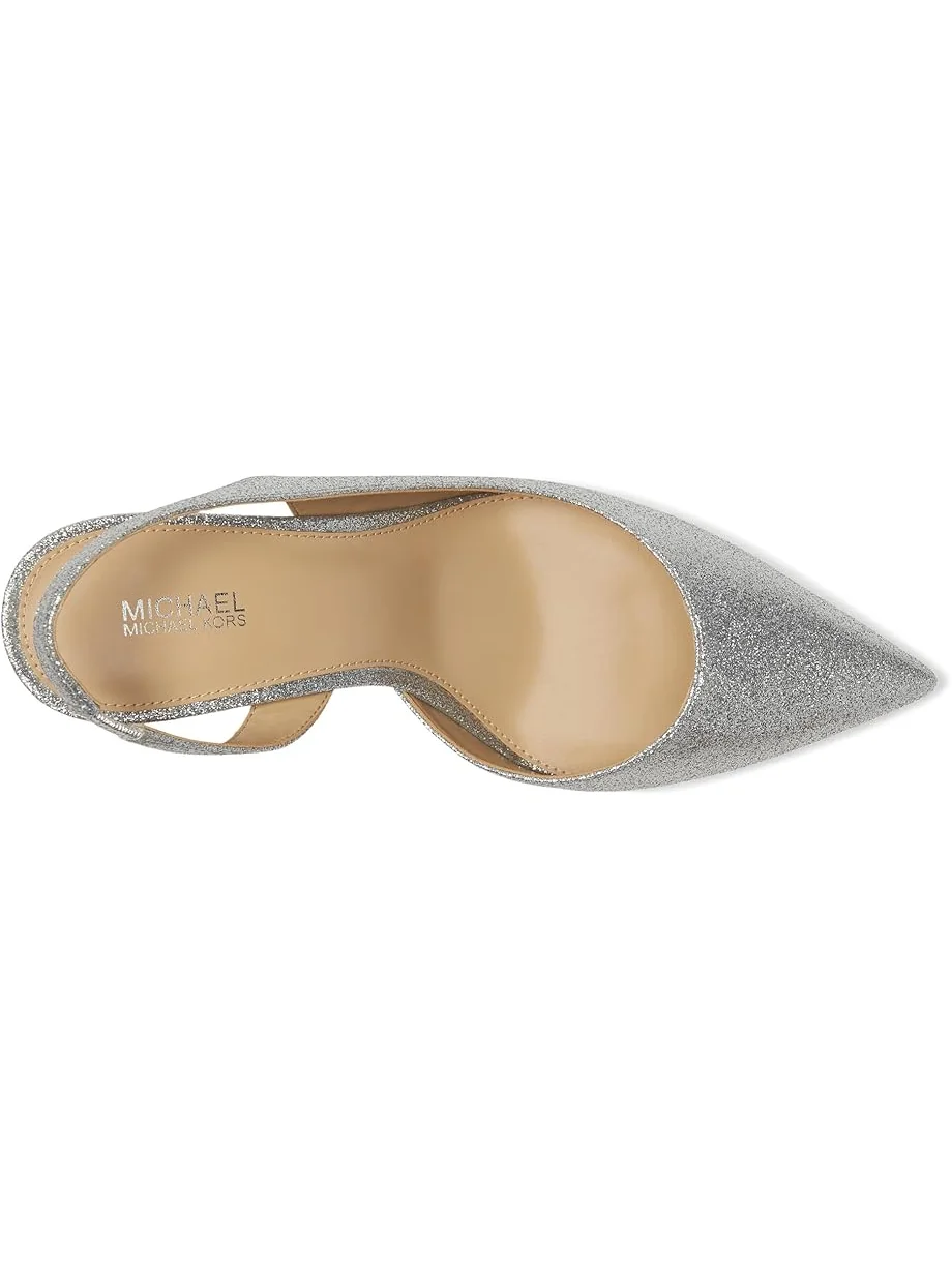 Туфли MICHAEL Michael Kors Alina Flex Sling Pump — изображение 2 из 7, серебряный