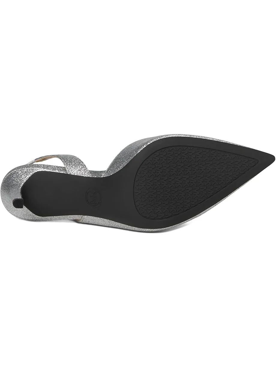 Туфли MICHAEL Michael Kors Alina Flex Sling Pump — изображение 3 из 7, серебряный