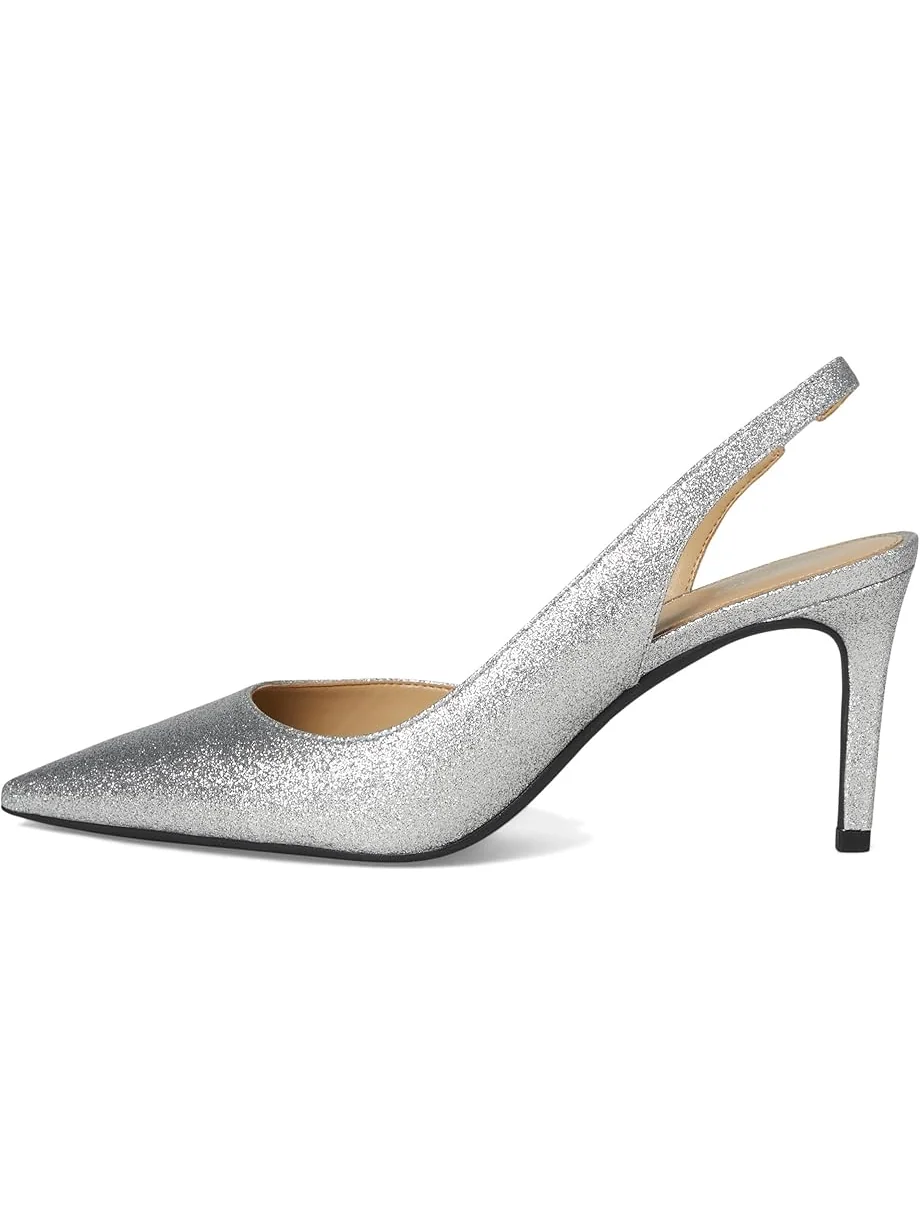Туфли MICHAEL Michael Kors Alina Flex Sling Pump — изображение 4 из 7, серебряный