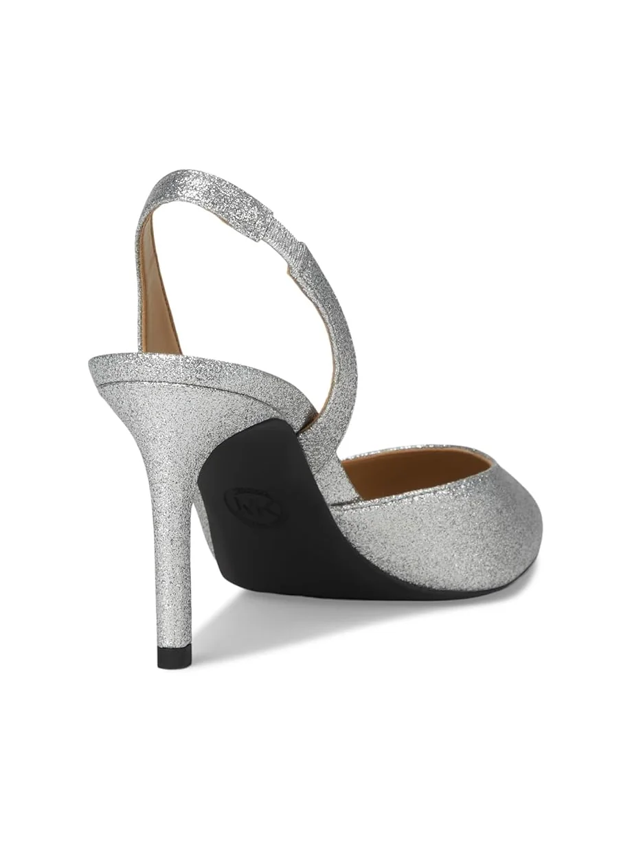 Туфли MICHAEL Michael Kors Alina Flex Sling Pump — изображение 5 из 7, серебряный