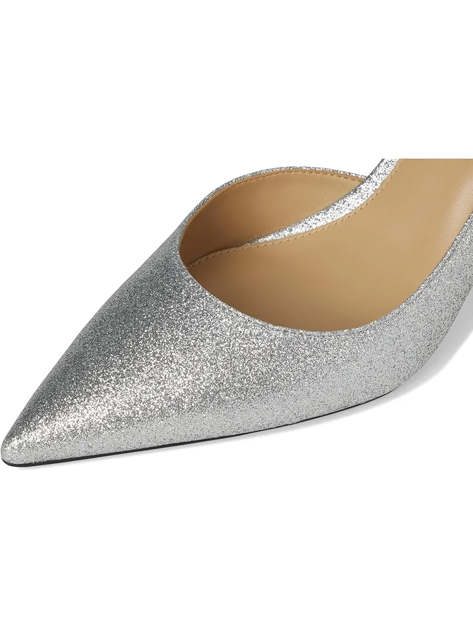 Туфли MICHAEL Michael Kors Alina Flex Sling Pump — изображение 6 из 7, серебряный