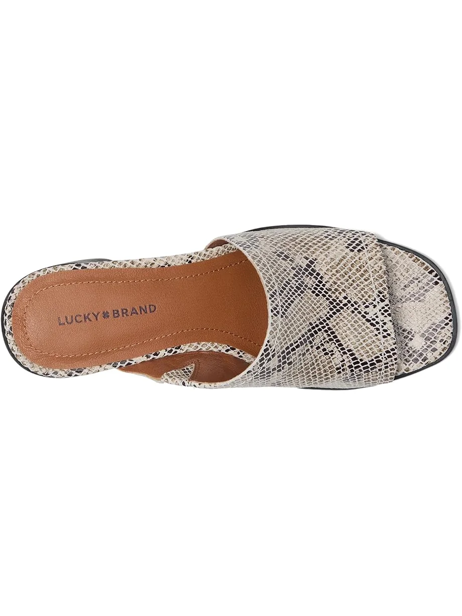 Туфли Lucky Brand Jamira Asymmetrical Mule — изображение 2 из 7, натуральный мульти
