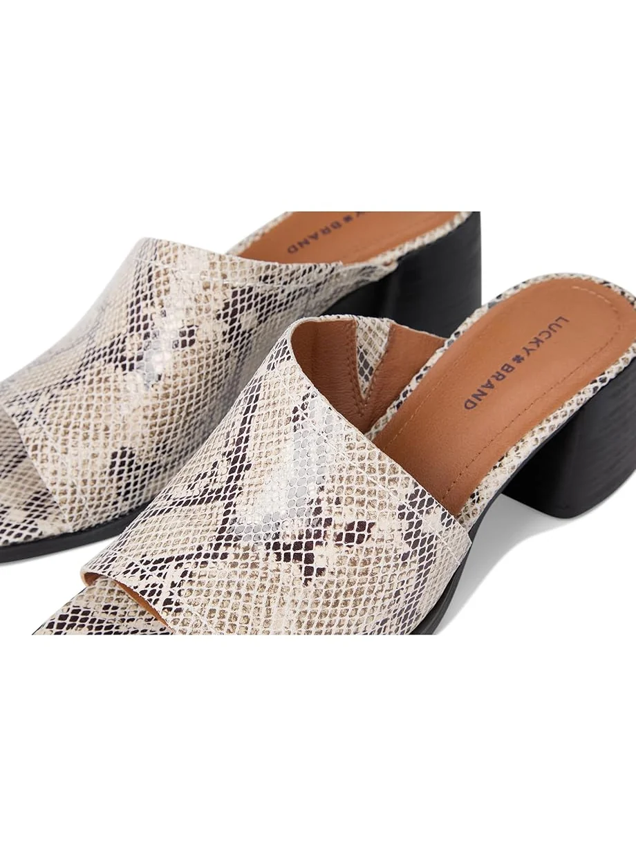 Туфли Lucky Brand Jamira Asymmetrical Mule — изображение 6 из 7, натуральный мульти