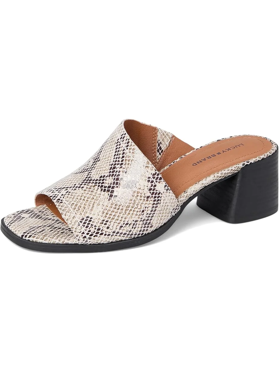 Туфли Lucky Brand Jamira Asymmetrical Mule — изображение 7 из 7, натуральный мульти