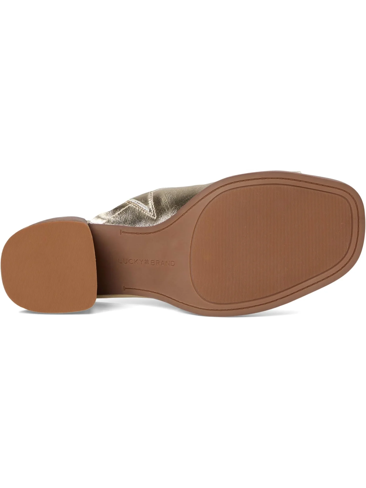 Туфли Lucky Brand Women's Jamira Asymmetrical Mule — изображение 3 из 7, платиновый