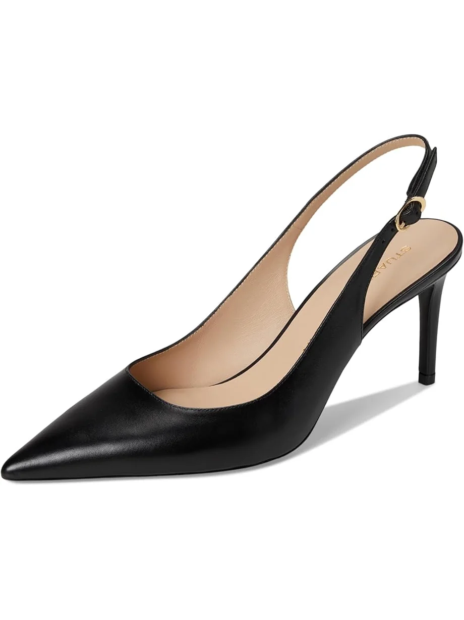 Туфли Stuart Weitzman Stuart Power Slingback 75 — изображение 7 из 7, черный