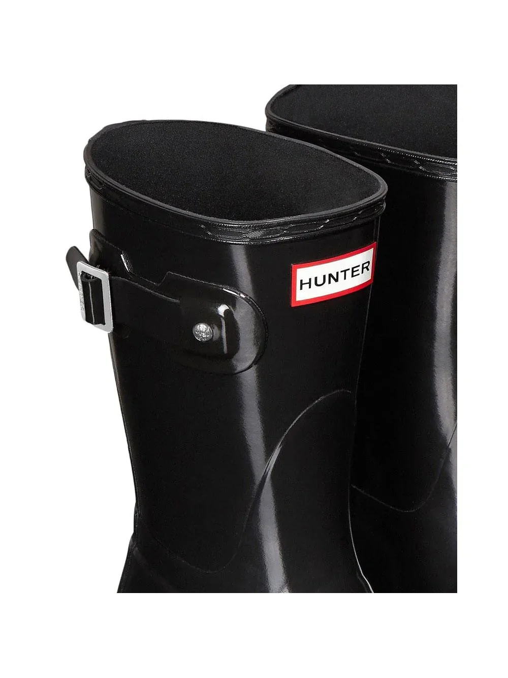 Резиновые сапоги HUNTER Original Short Gloss — изображение 5 из 5, черный