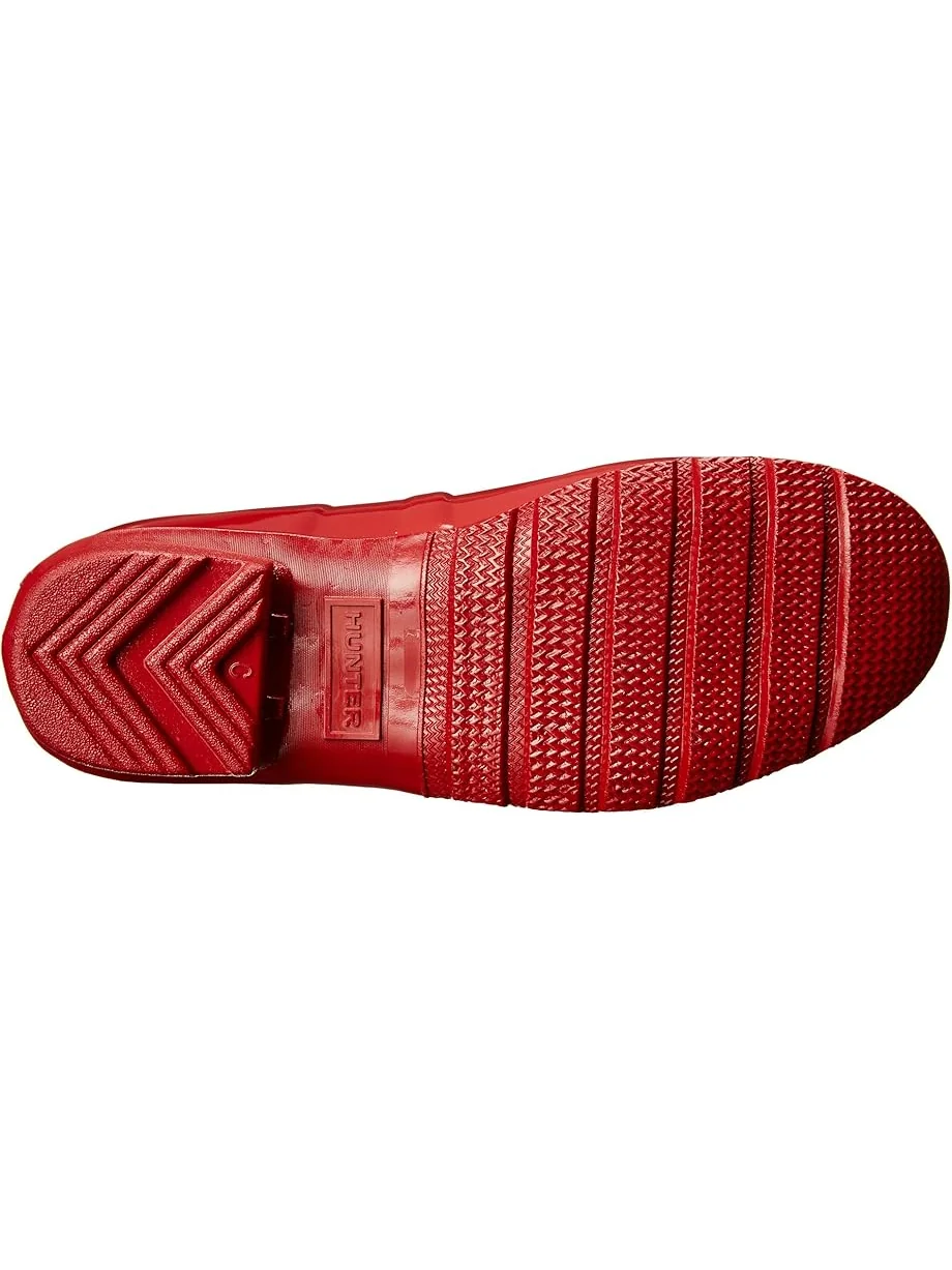 Сапоги резиновые женские HUNTER Original Short Gloss Rain — изображение 6 из 7, красный