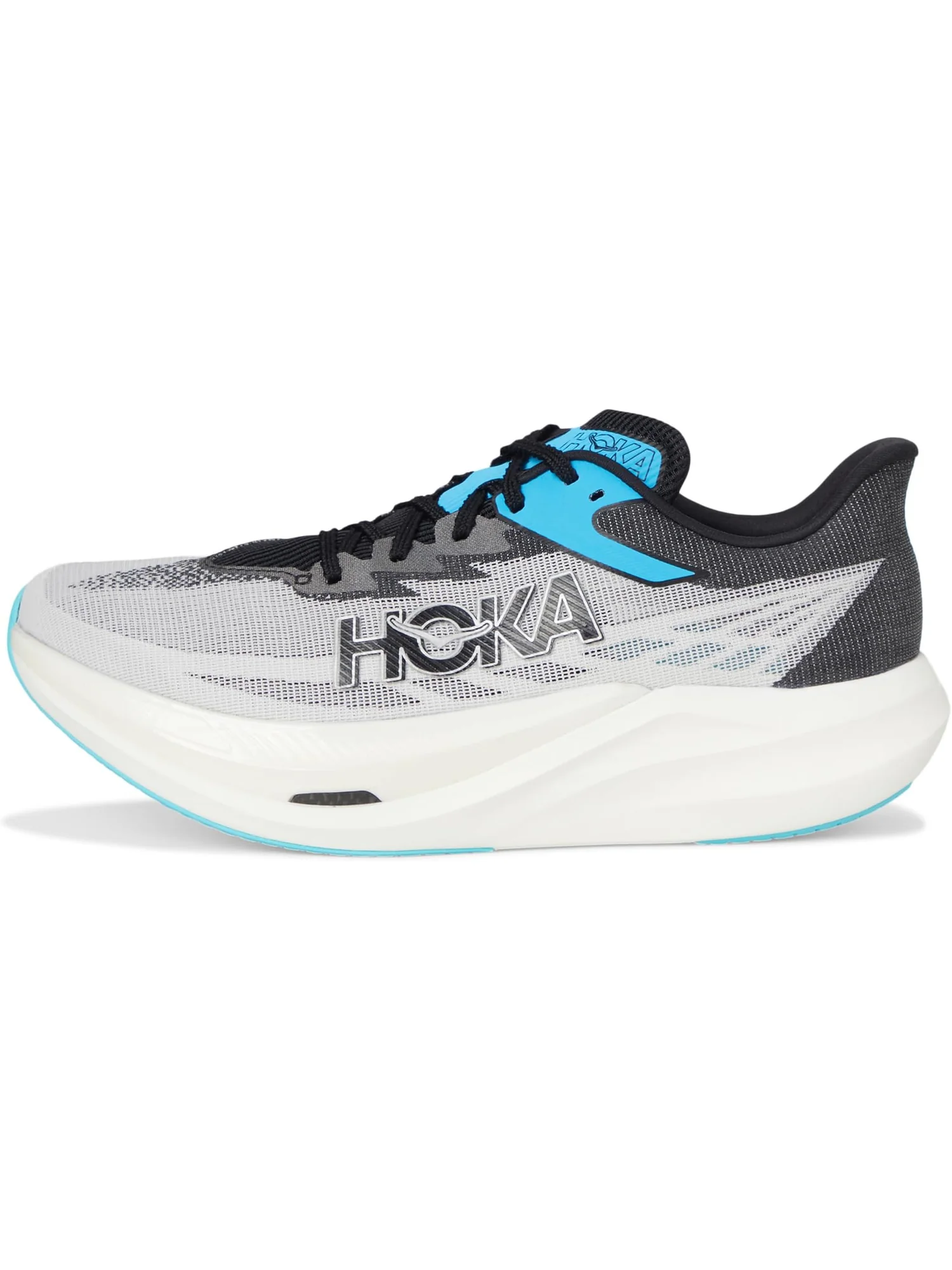 Кроссовки Hoka Rocket X 3 — изображение 4 из 7, белый/черный