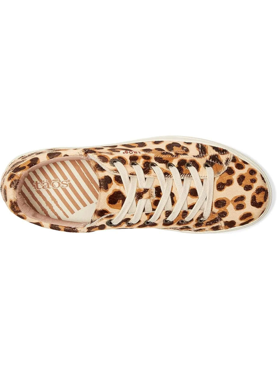Женские кроссовки Taos Footwear Plim Soul Lux, Leopard Pony Hair — изображение 2 из 7, коричневый