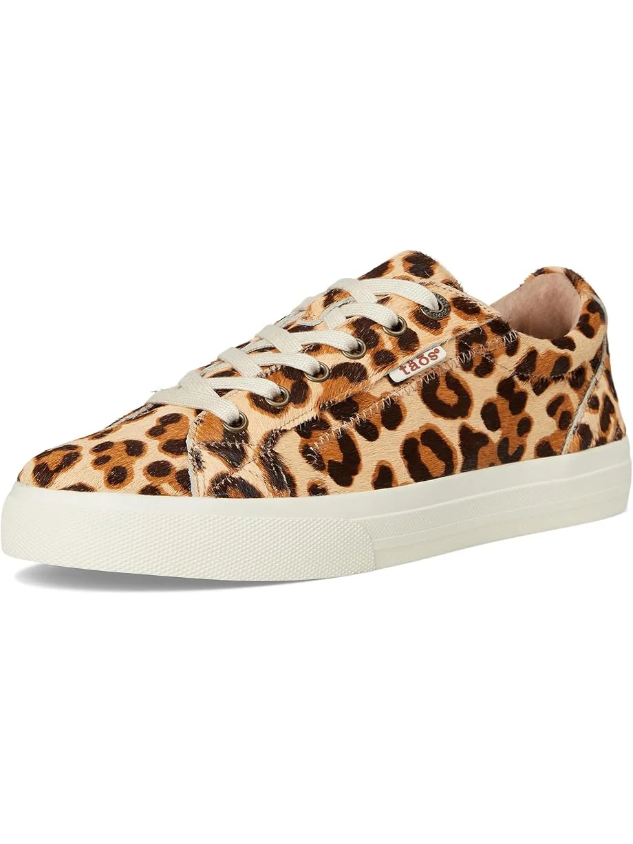 Женские кроссовки Taos Footwear Plim Soul Lux, Leopard Pony Hair — изображение 7 из 7, коричневый