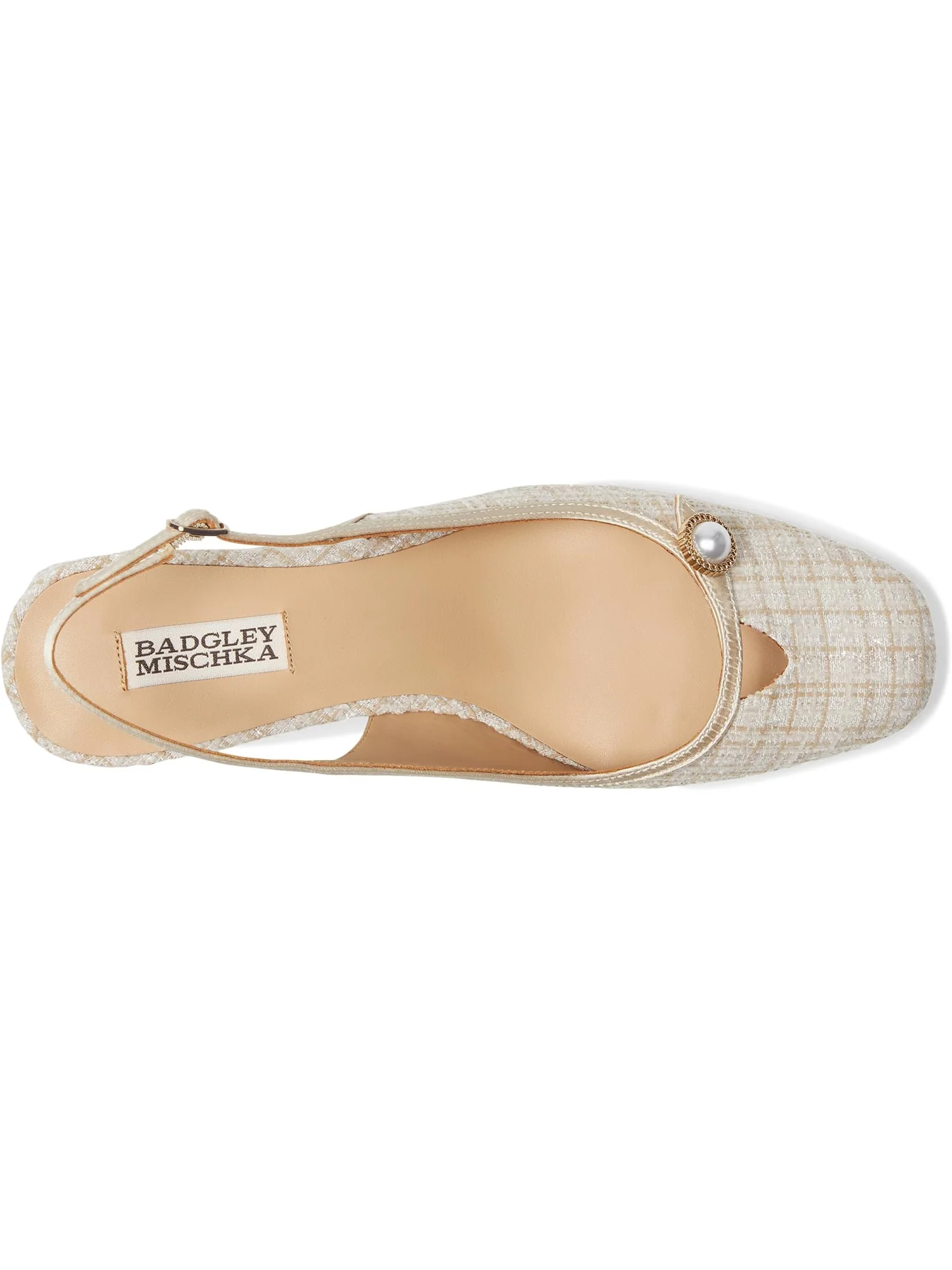 Туфли Badgley Mischka Veera — изображение 2 из 7, кремовый