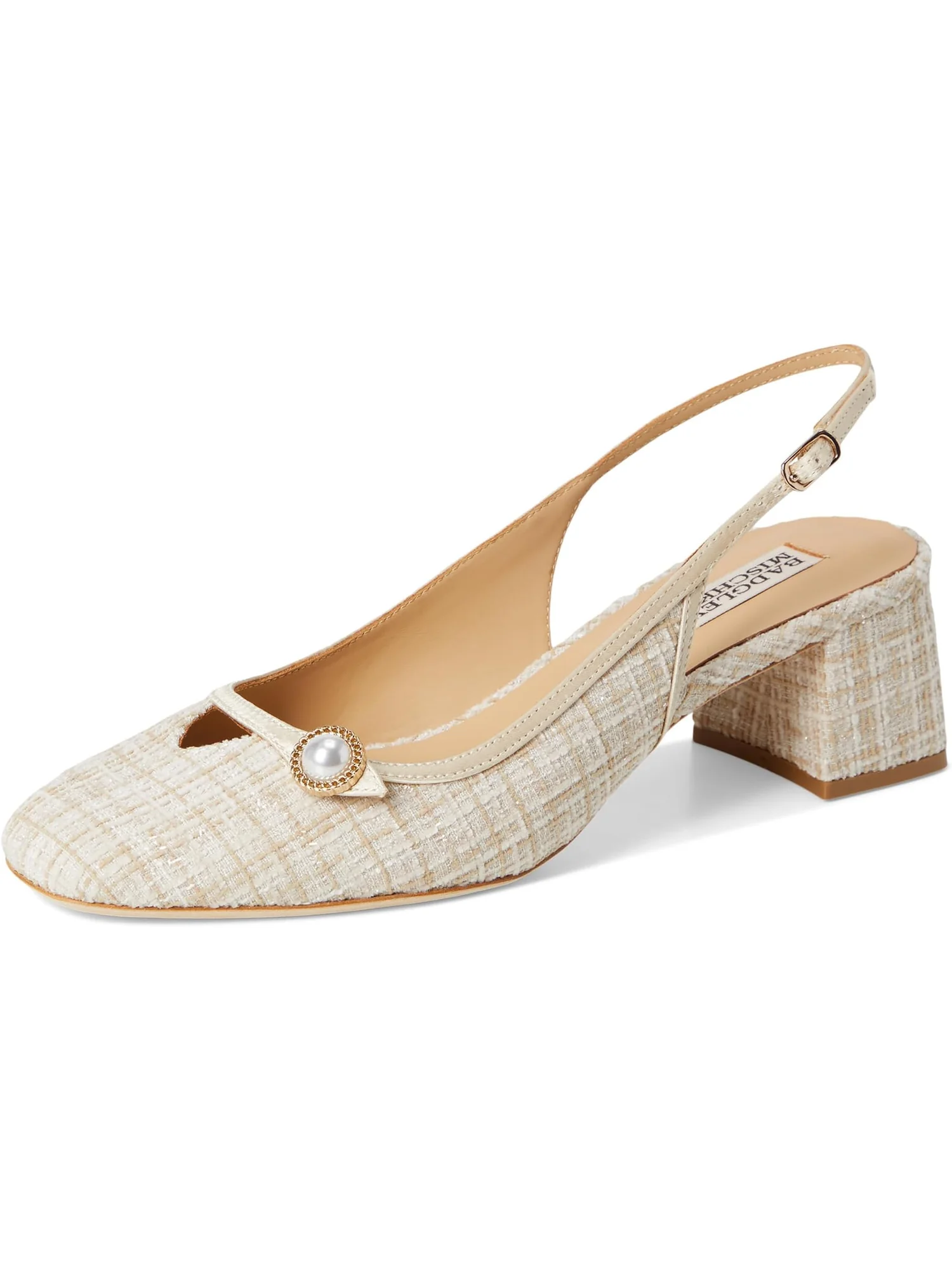 Туфли Badgley Mischka Veera — изображение 7 из 7, кремовый