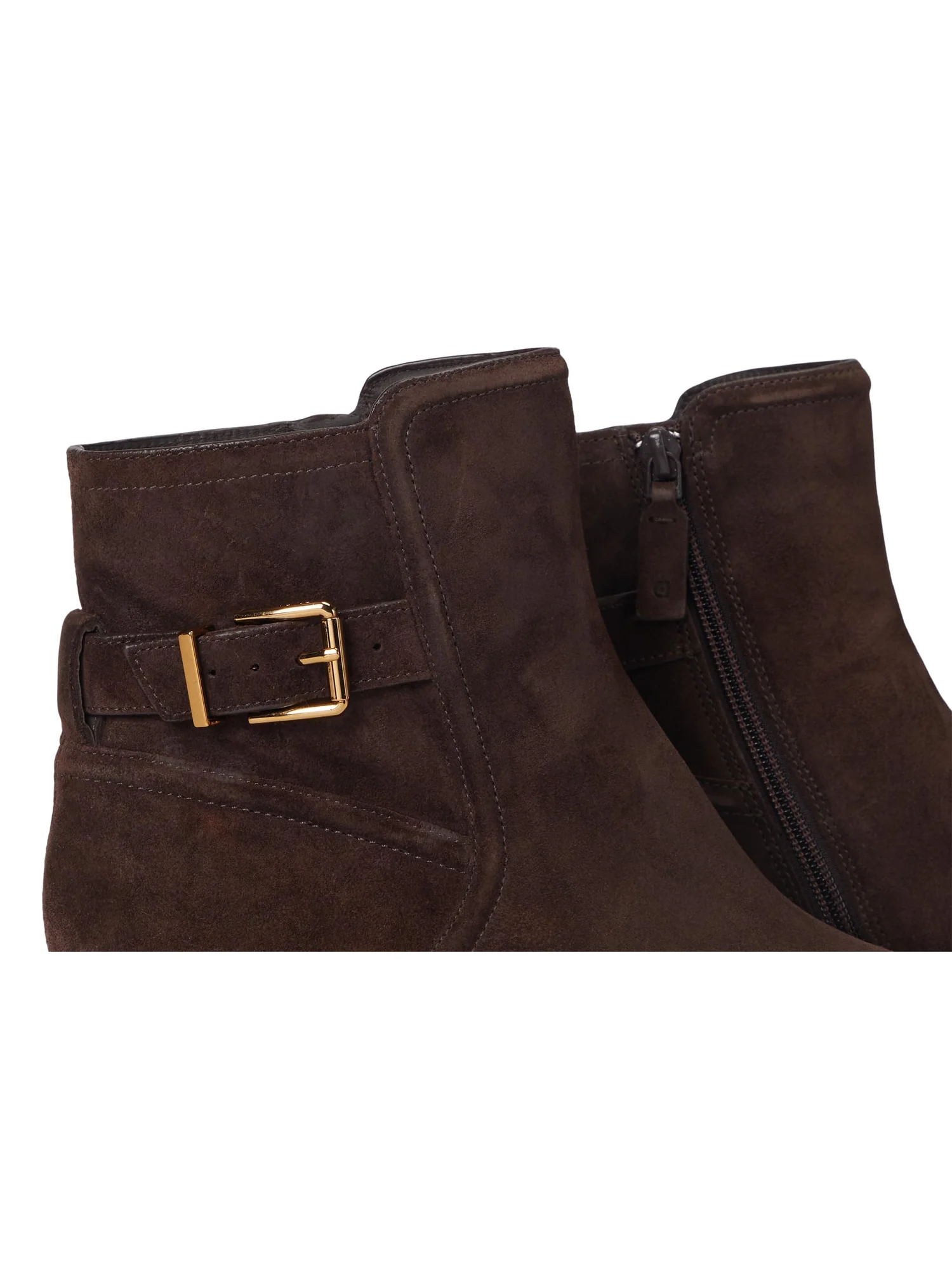 Ботинки Cole Haan Silvana Buckle Booties — изображение 6 из 7, шоколадный