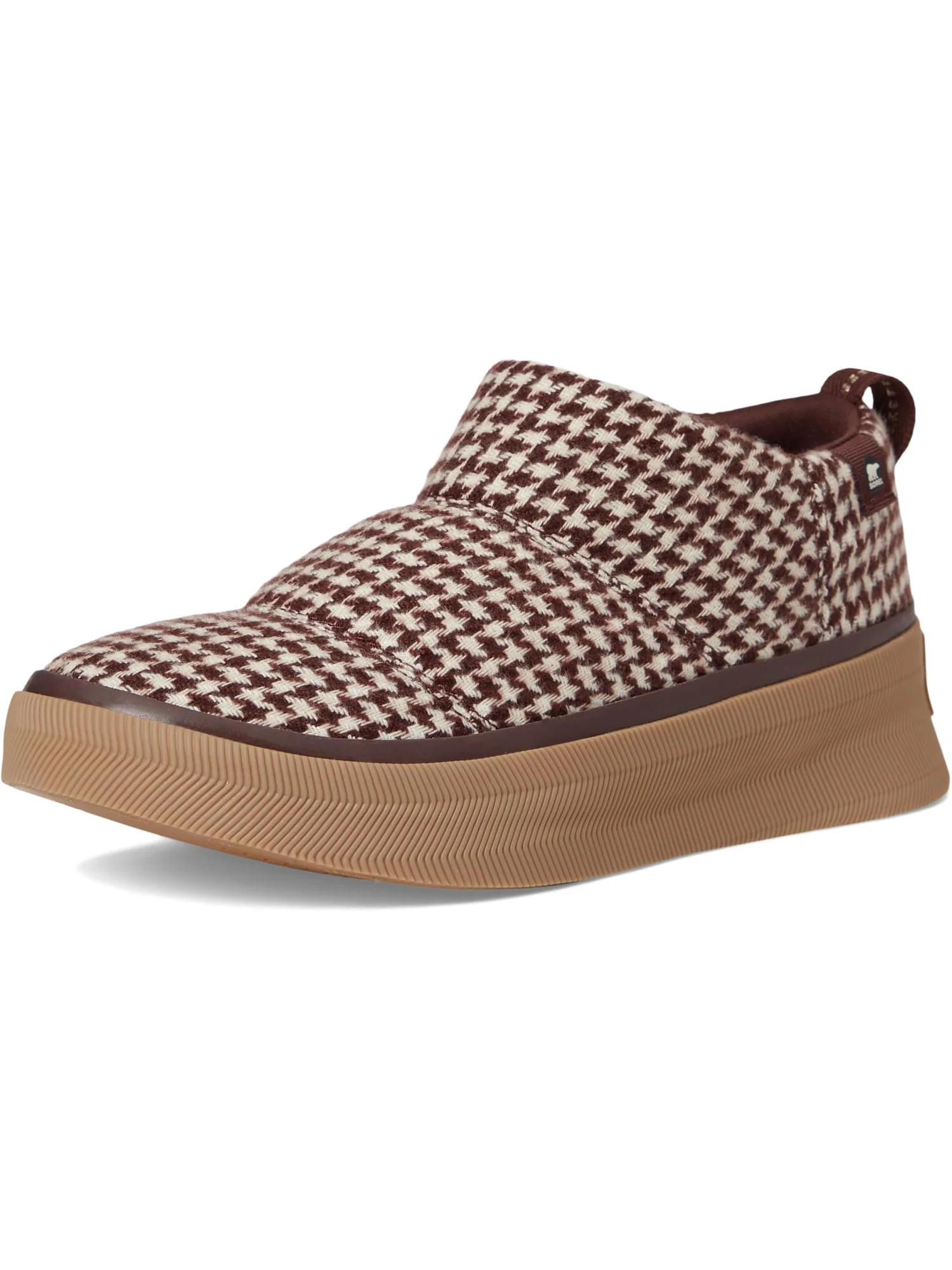 Ботинки женские SOREL Out N About Iv Mini Puffy короткие текстильные — изображение 7 из 7, красно-белый