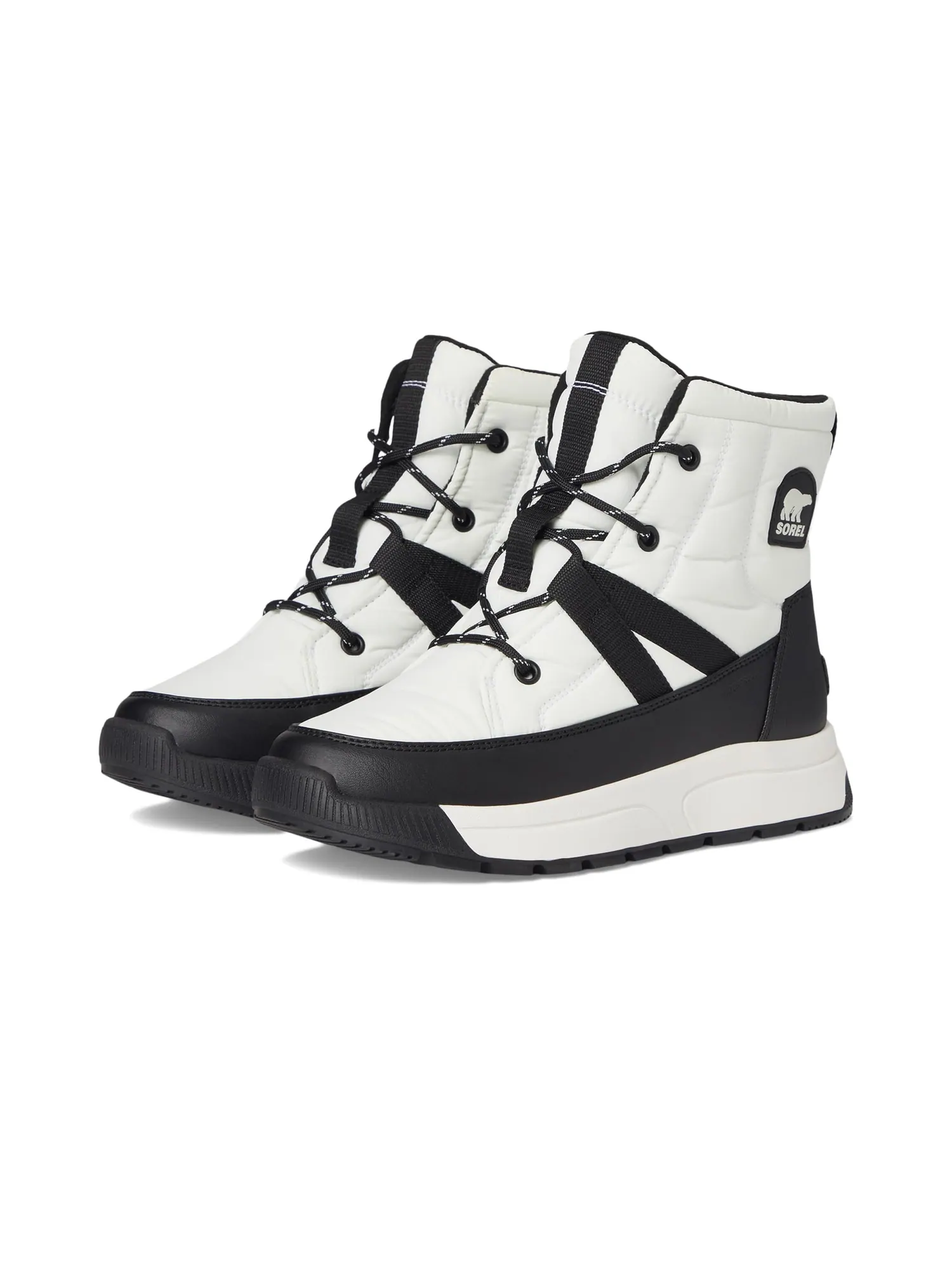 Ботинки женские SOREL Whitney Iii Mid водонепроницаемые стеганые — изображение 1 из 7, черный