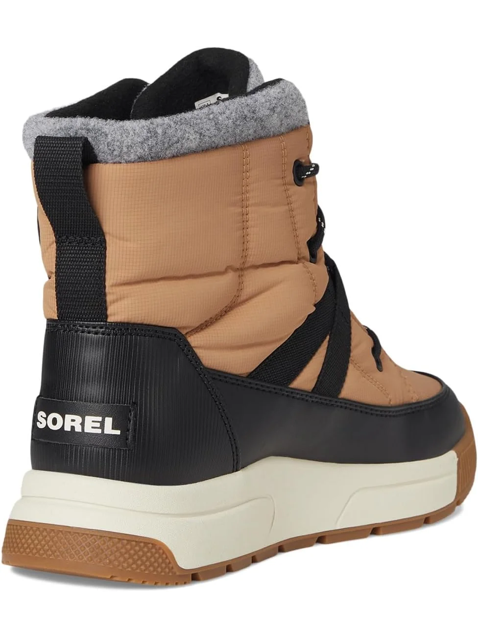Ботинки женские SOREL Whitney Iii Mid водонепроницаемые стеганые — изображение 5 из 7, коричнево-черный