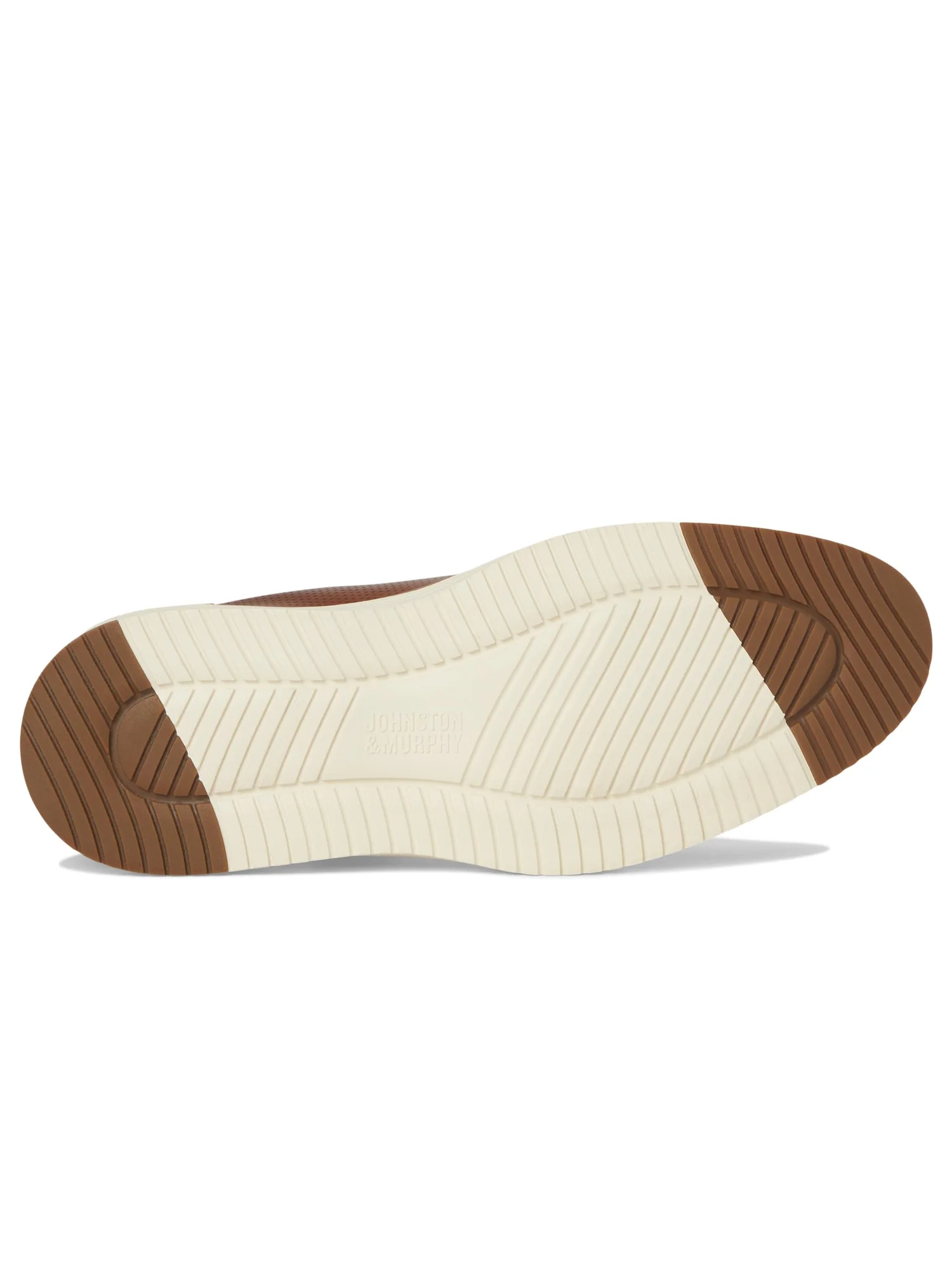 Оксфорды Johnston & Murphy Upton One-piece Perfed Plain Toe — изображение 3 из 7, бежевый