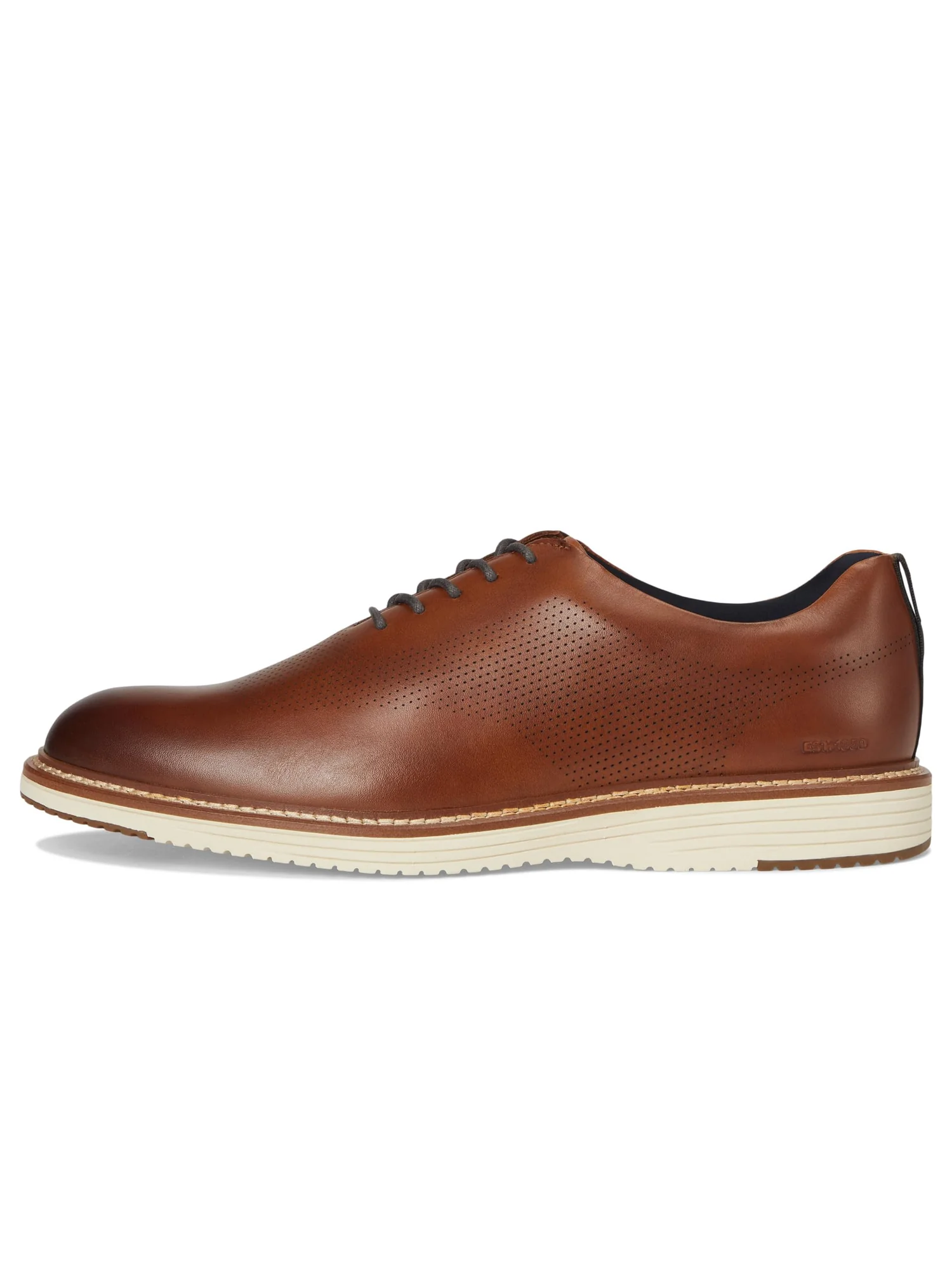 Оксфорды Johnston & Murphy Upton One-piece Perfed Plain Toe — изображение 4 из 7, бежевый