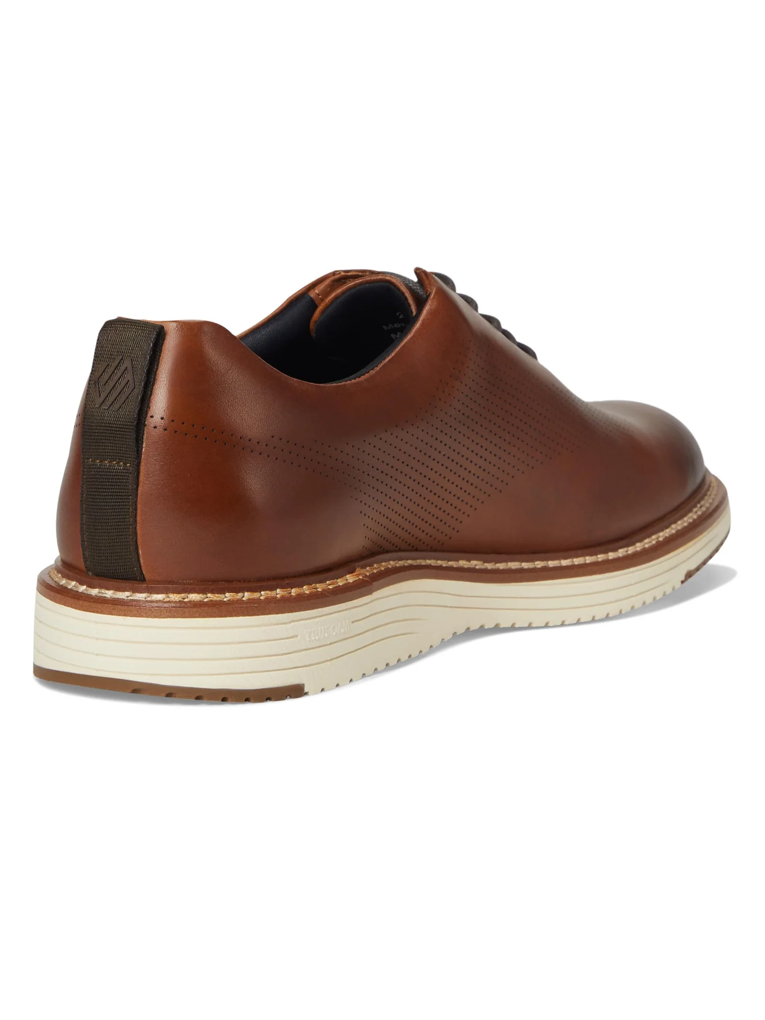 Оксфорды Johnston & Murphy Upton One-piece Perfed Plain Toe — изображение 5 из 7, бежевый