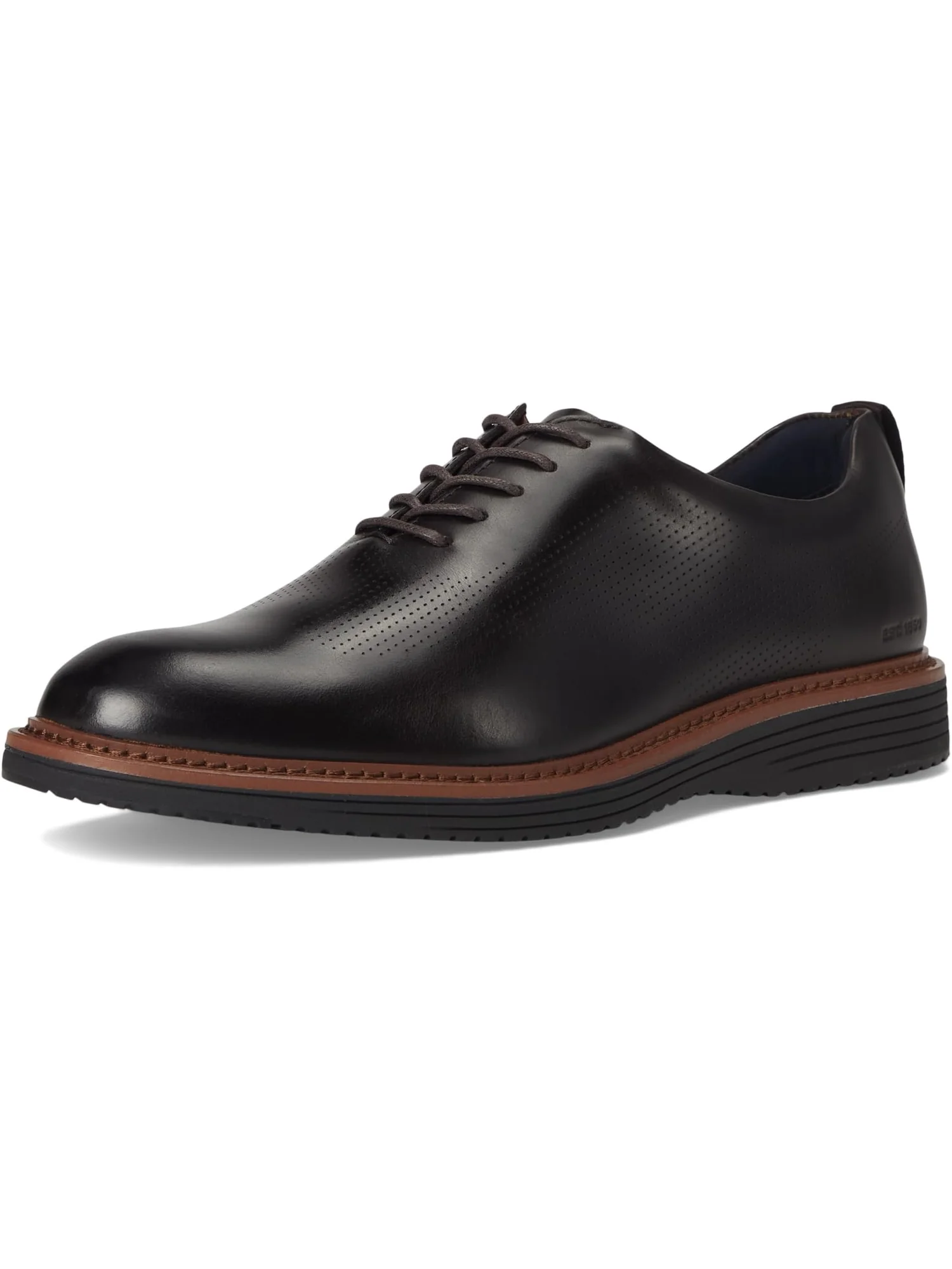 Оксфорды Johnston & Murphy Men's Upton One-piece Perfed Plain Toe — изображение 7 из 7, махагони