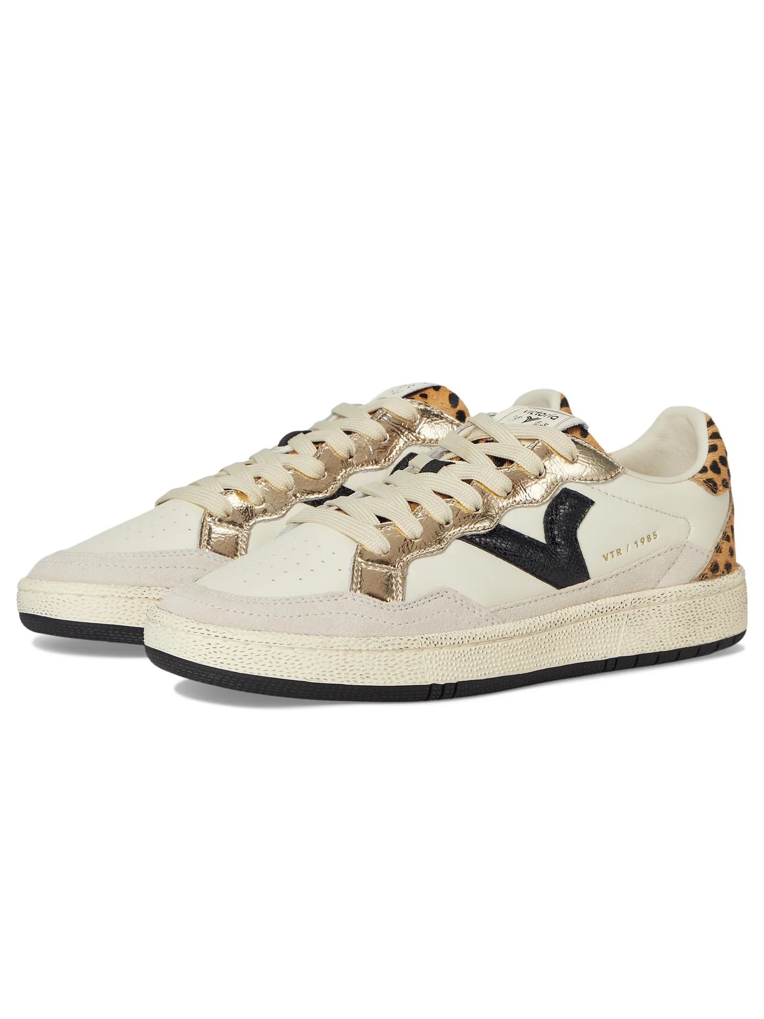 Кроссовки victoria Smash Leather Metallic And Animal
