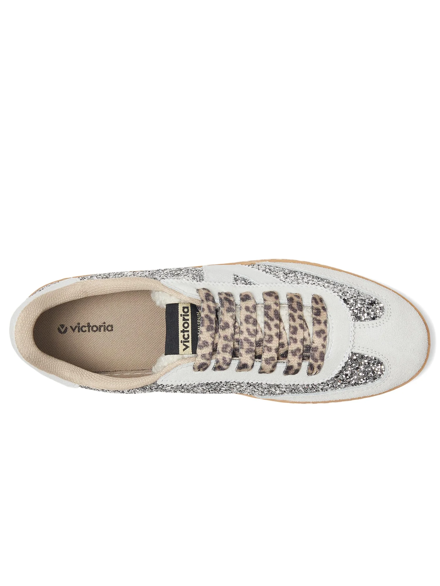 Кроссовки victoria Berlin Ciclista Glitter — изображение 2 из 7, серебряный