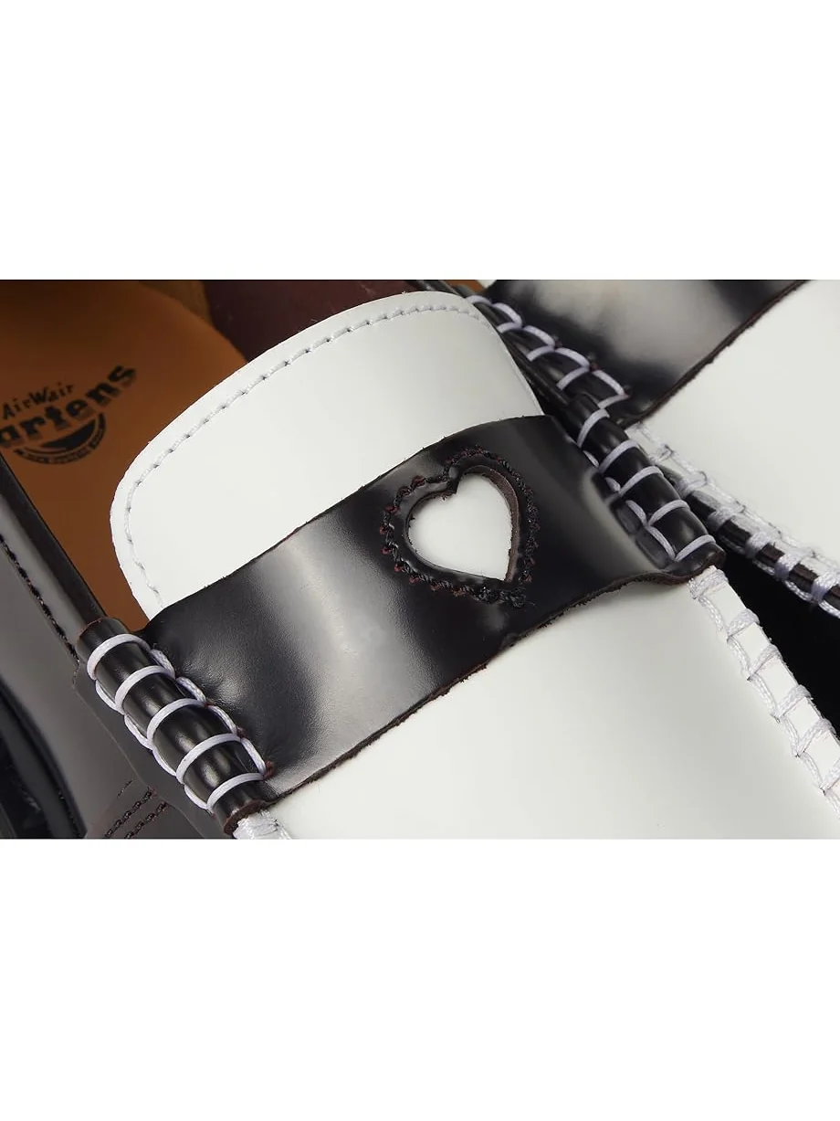 Женские лоферы Dr. Martens Penton Heart — изображение 6 из 7, красный/белый