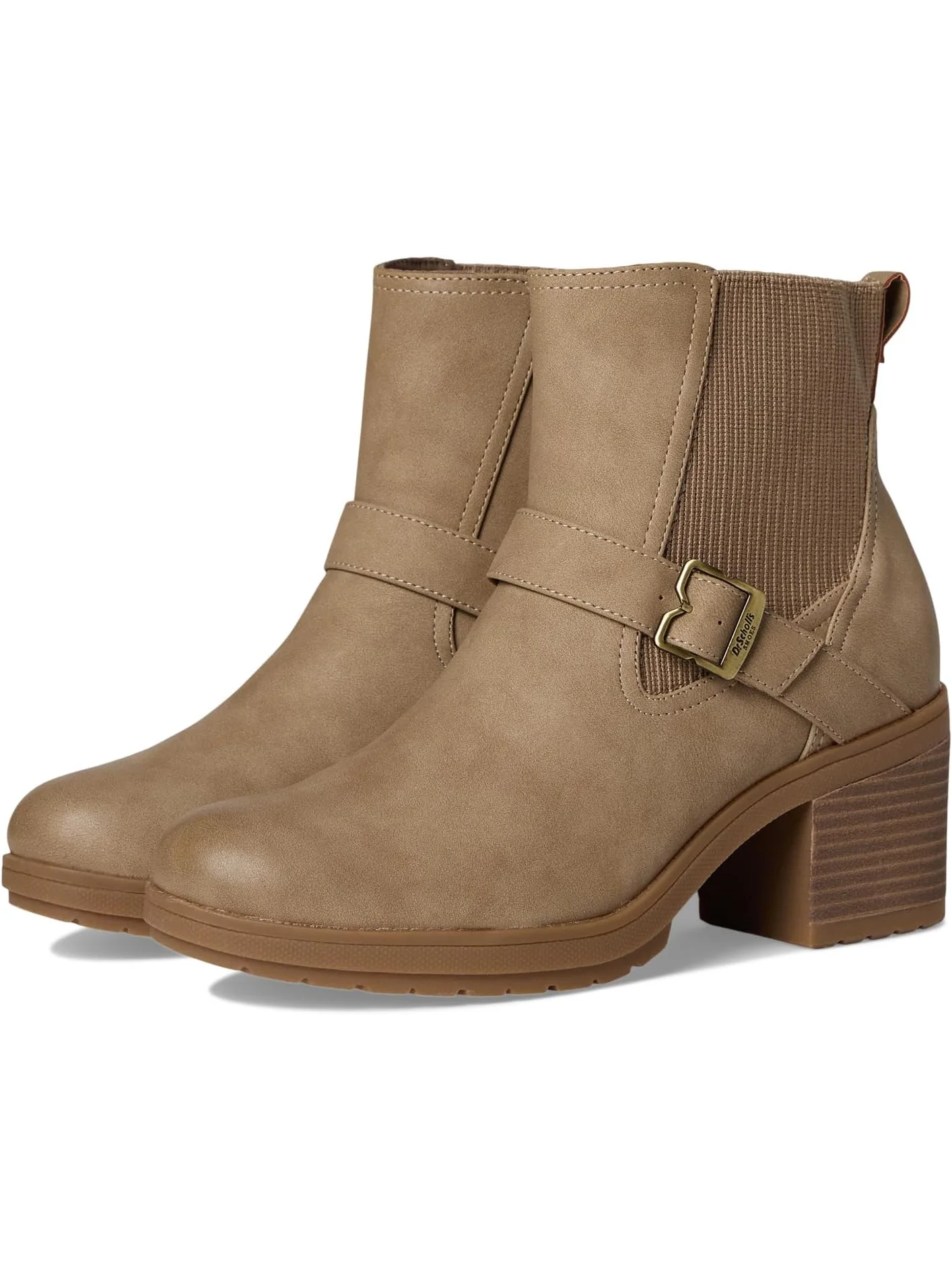 Ботинки Dr. Scholl's Parker Zip Short Boots — изображение 1 из 7, бежевый