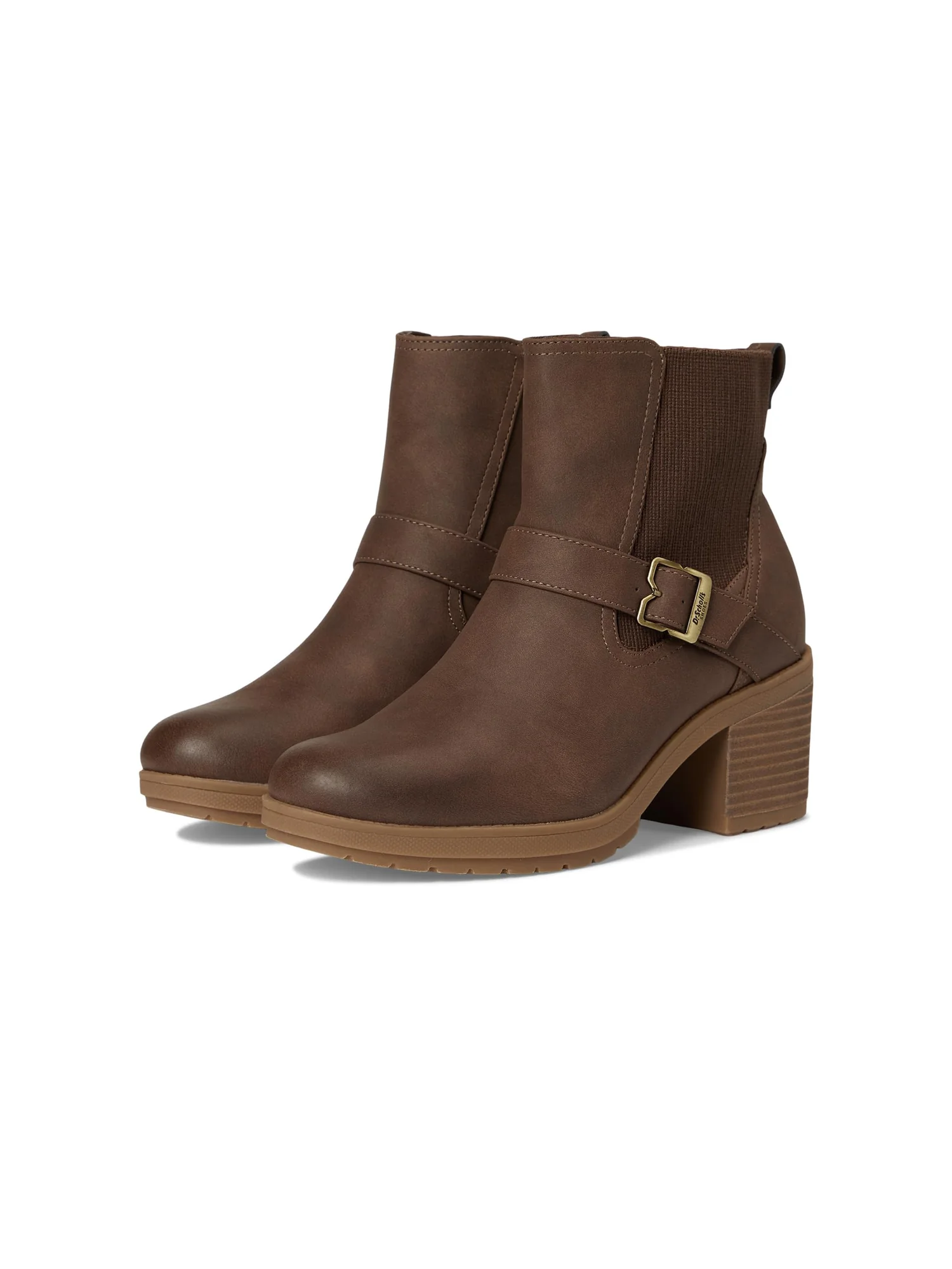 Ботинки Dr. Scholl's Parker Zip Short Boots — изображение 1 из 7, темно-коричневый