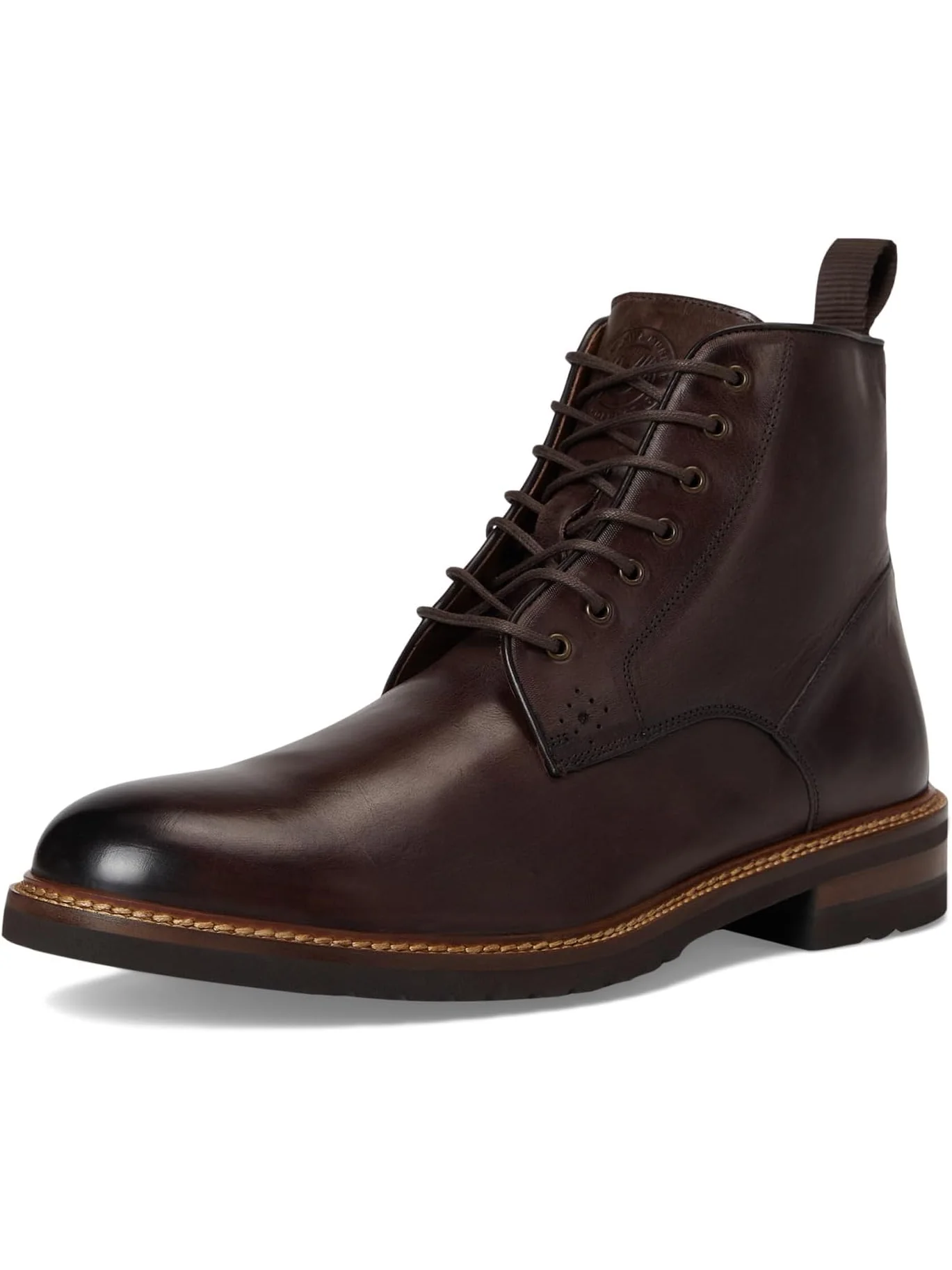 Ботинки Johnston & Murphy Collection Men's Hartford Plain Toe Boots — изображение 7 из 7, темный коричневый