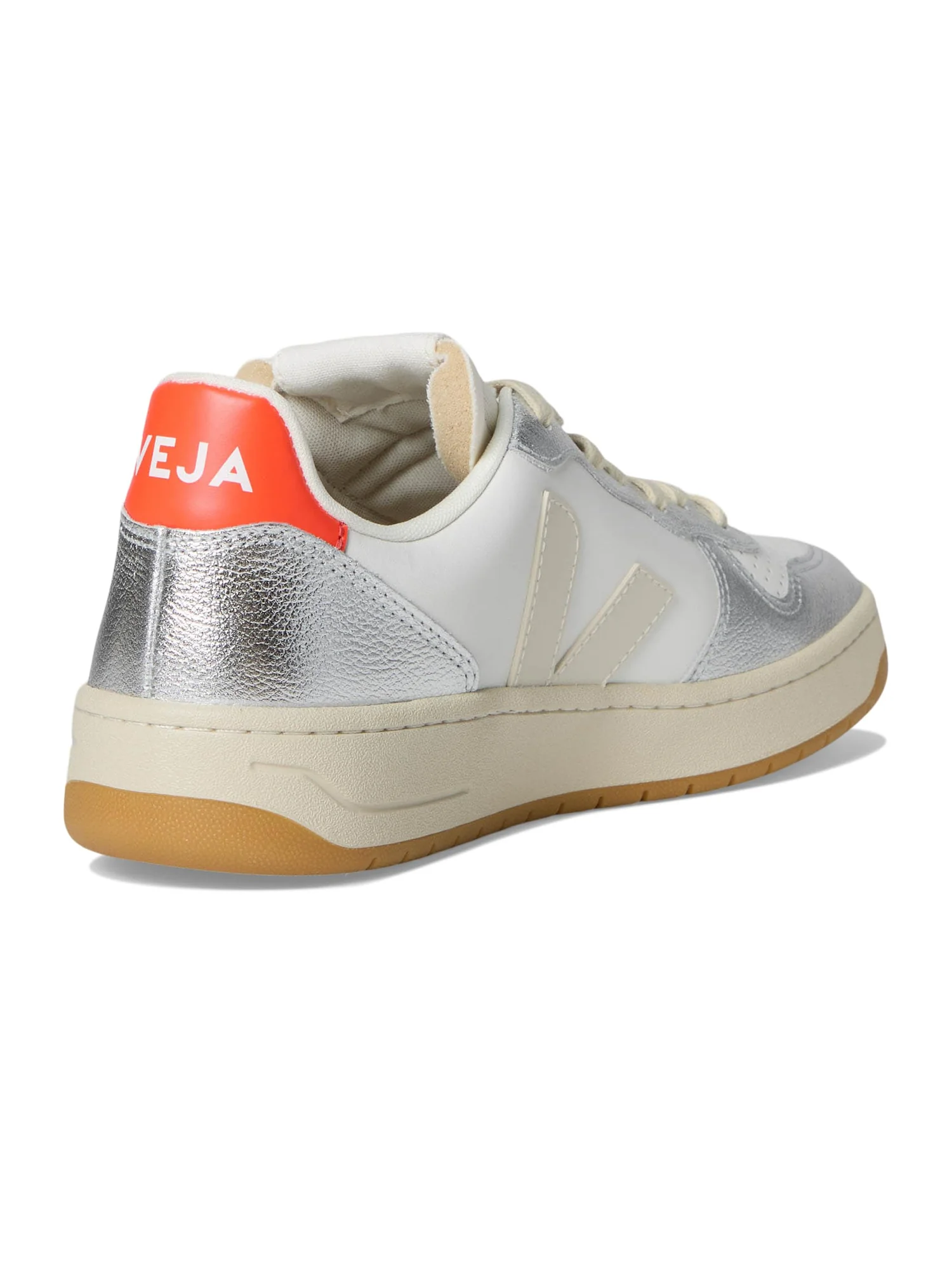 Кроссовки VEJA V-10 — изображение 5 из 7, белый серебристый
