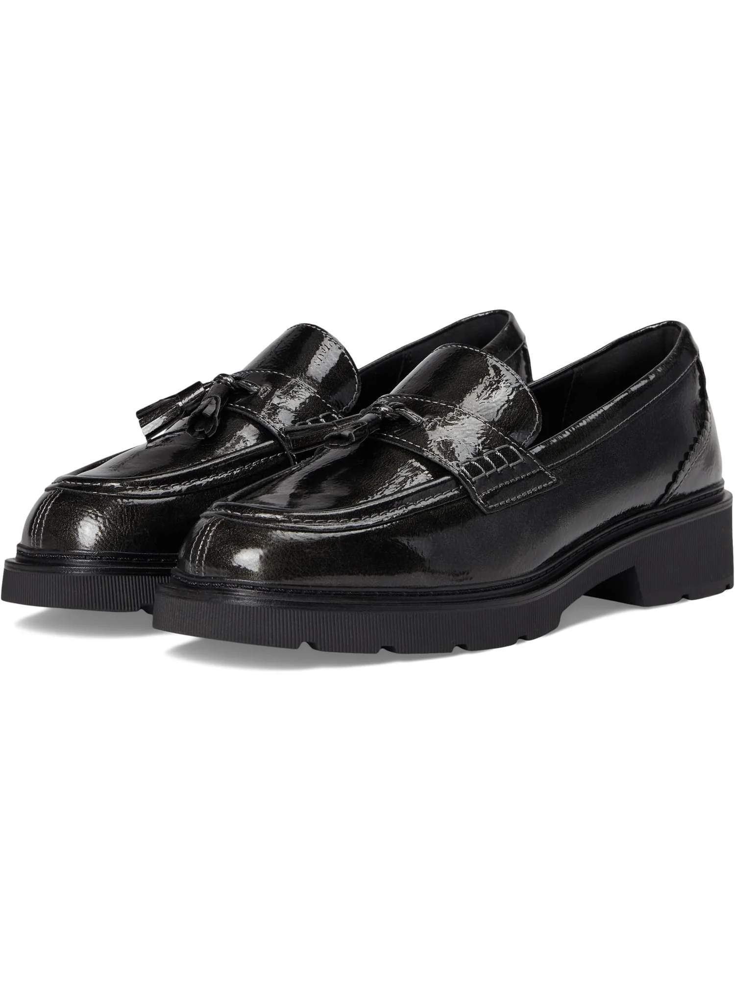 Лоферы Clarks Women's Lauryl Tassel, Gun Metal Synthetic