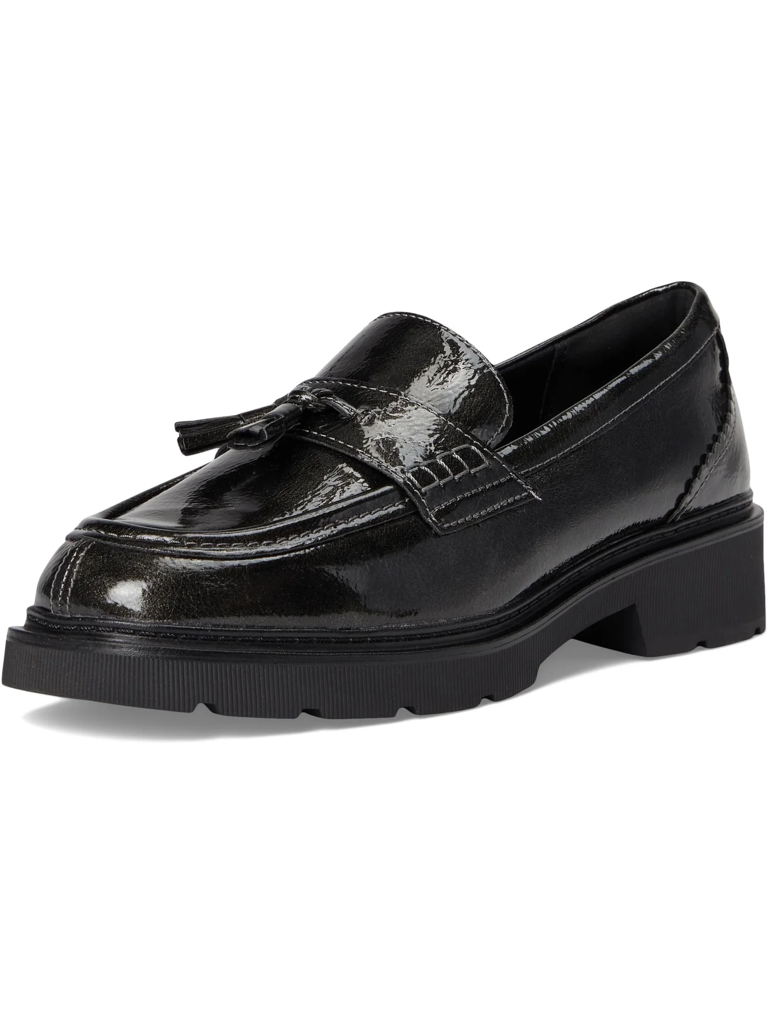 Лоферы Clarks Women's Lauryl Tassel, Gun Metal Synthetic — изображение 7 из 7, металлик