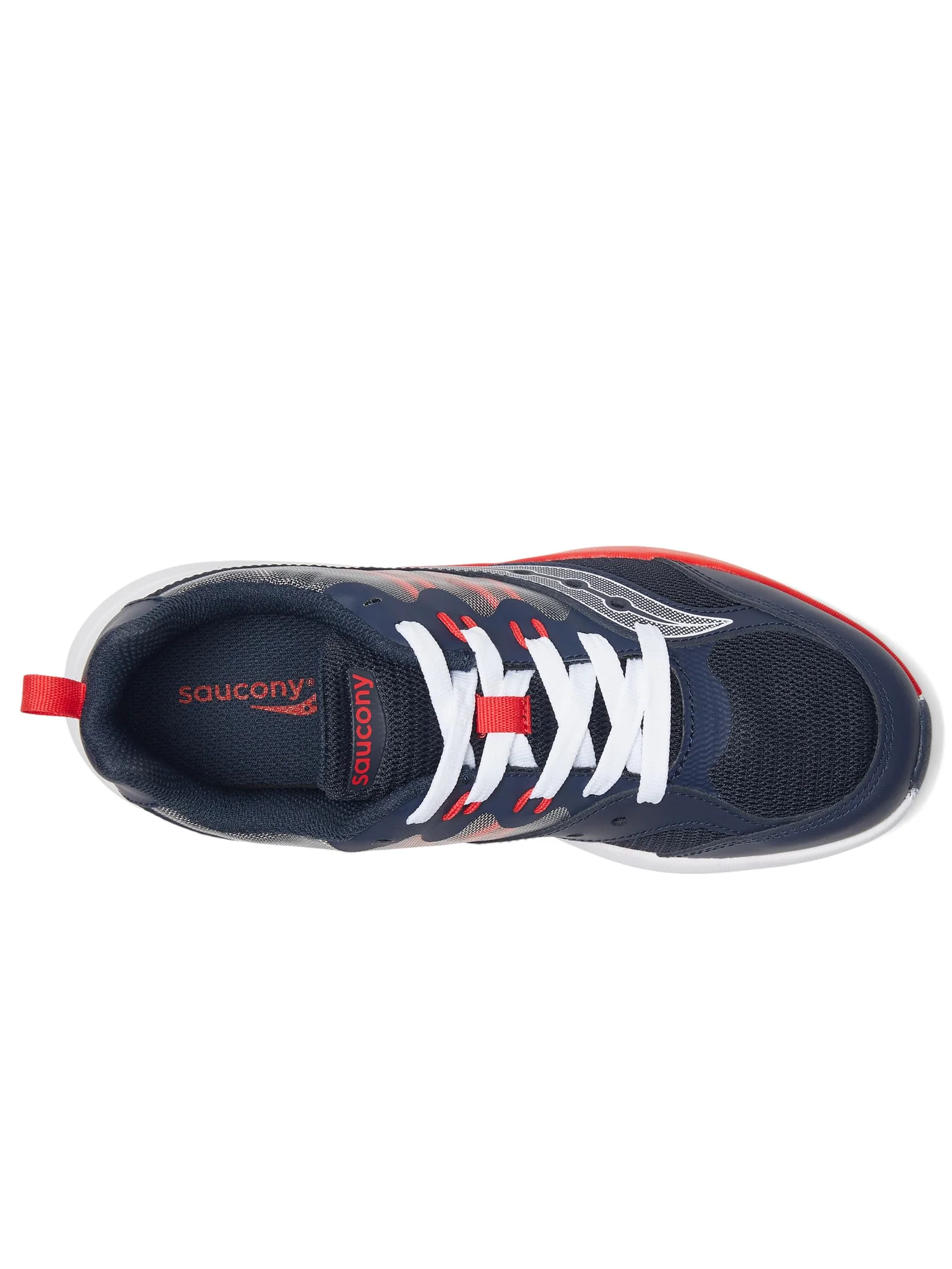 Кроссовки Saucony Kids Endorphin KDZ 2.0 — изображение 2 из 7, темно-синий/красный