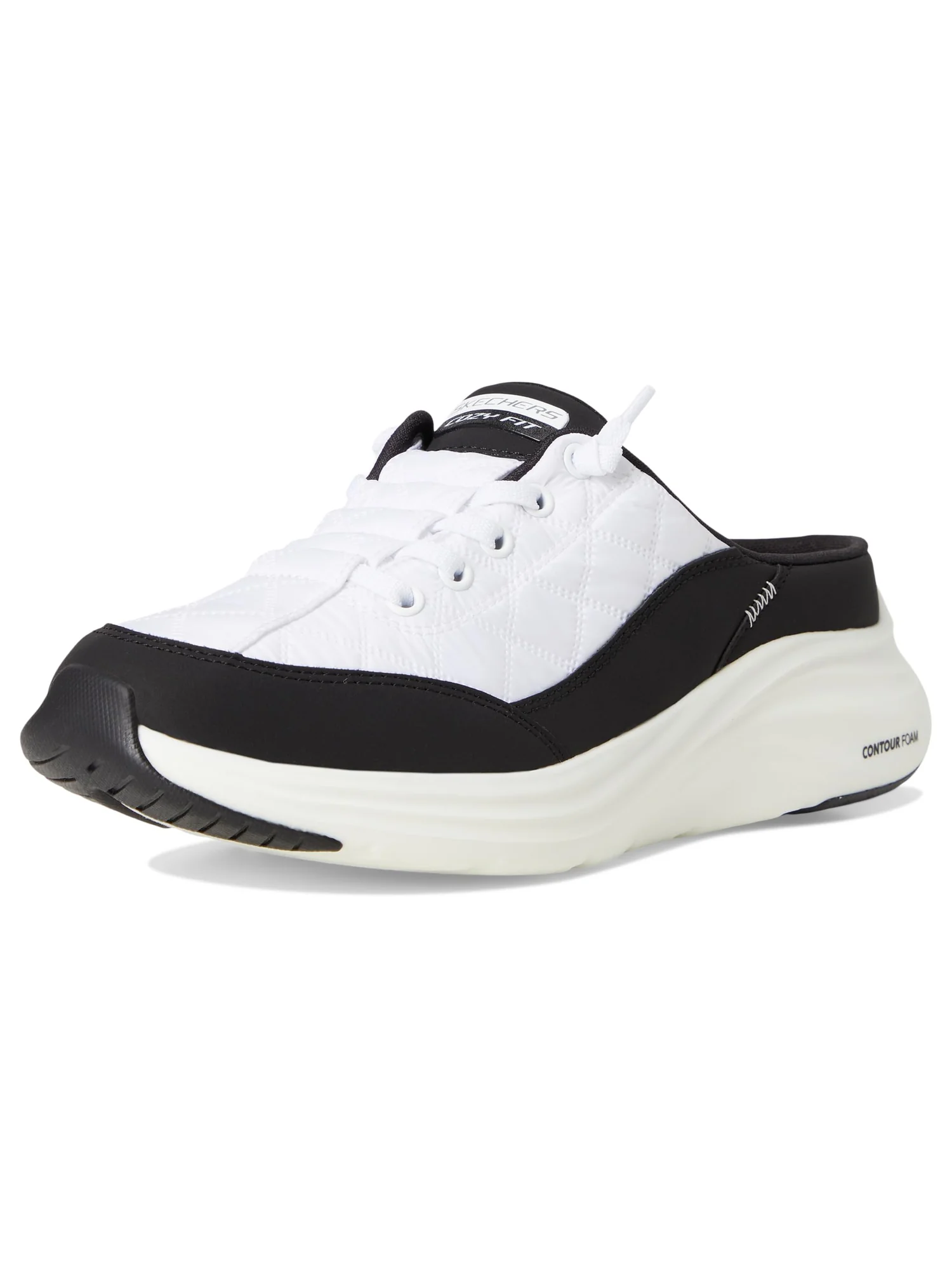 Кроссовки SKECHERS Contour Foam - Cozy Fit — изображение 7 из 7, белый/черный