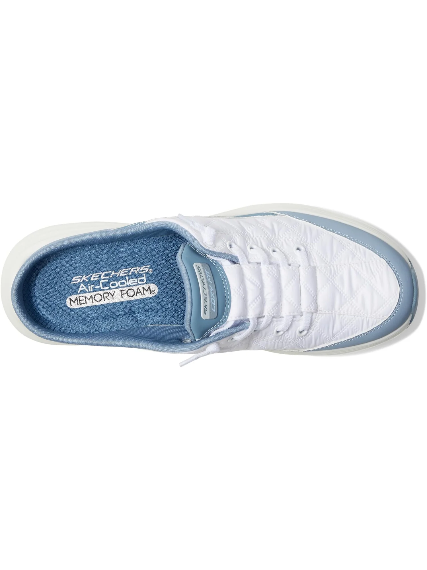 Кроссовки SKECHERS Contour Foam - Cozy Fit — изображение 2 из 7, белый/светлый синий