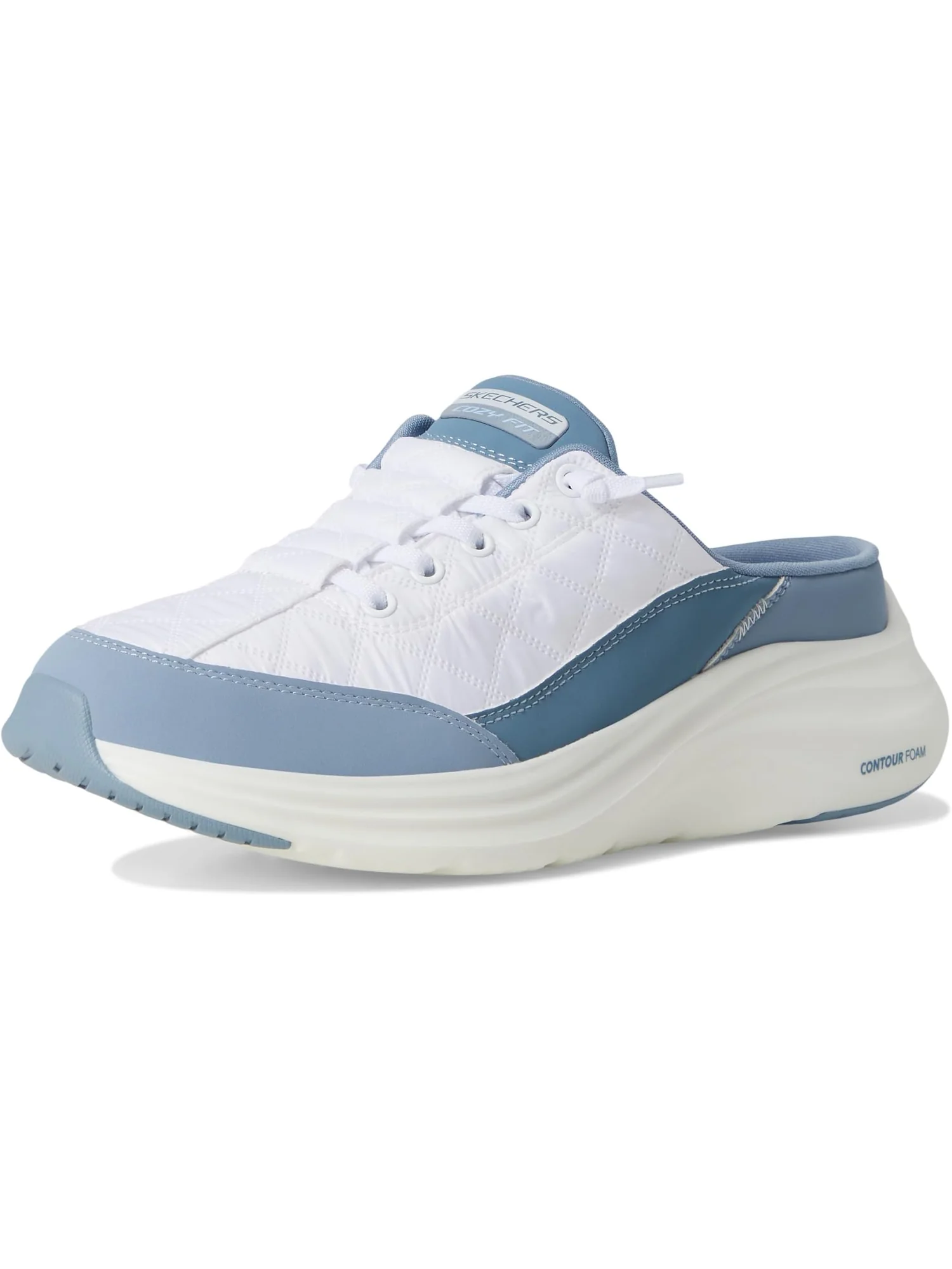 Кроссовки SKECHERS Contour Foam - Cozy Fit — изображение 7 из 7, белый/светлый синий