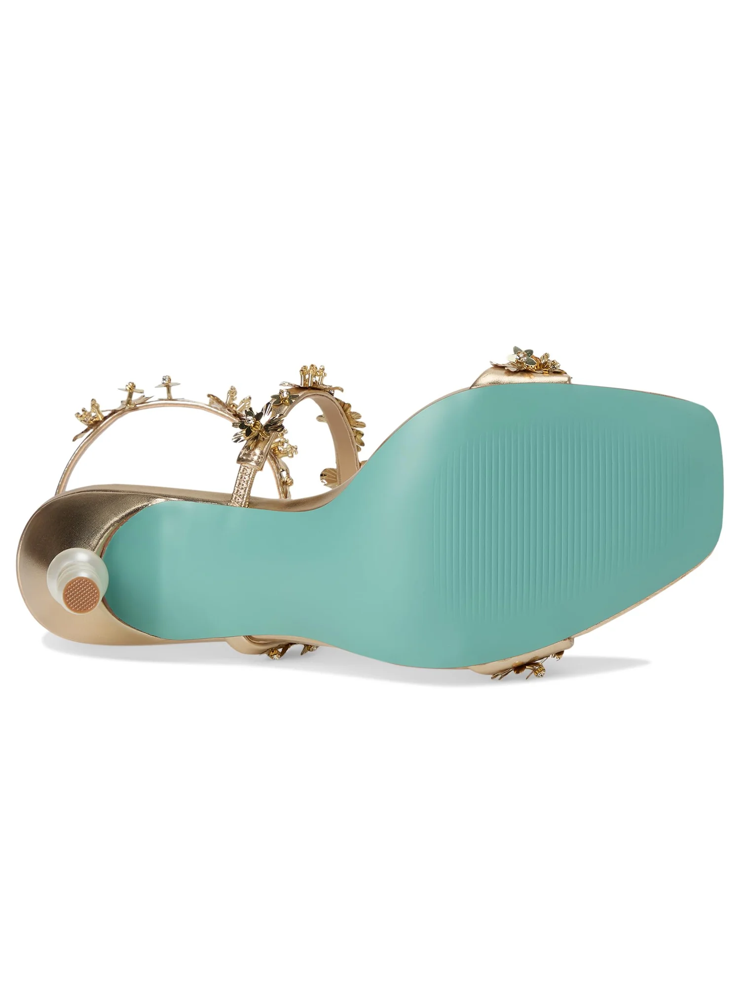 Туфли Blue by Betsey Johnson Lorra Heeled Sandals — изображение 3 из 7, светлый золотистый