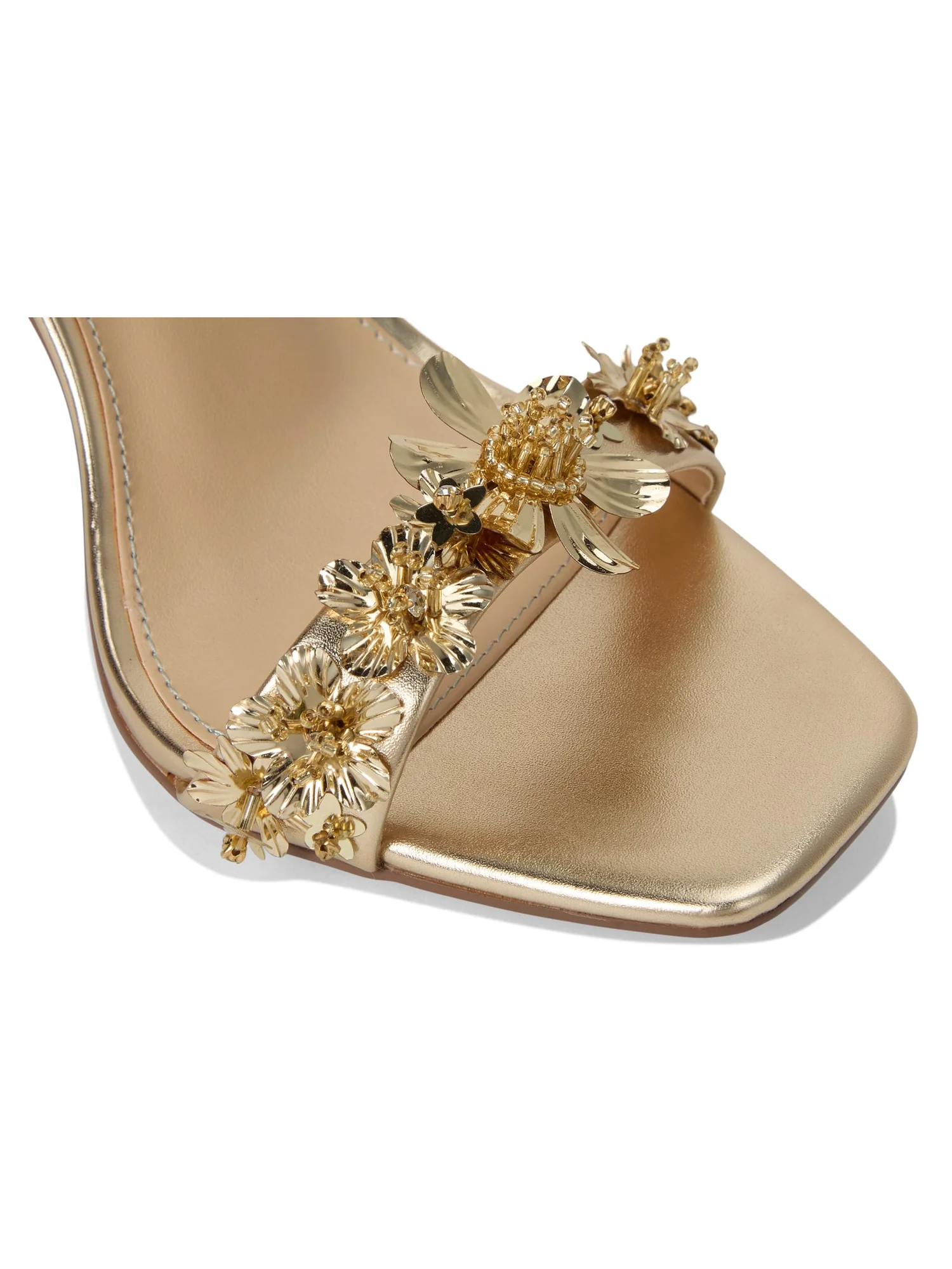 Туфли Blue by Betsey Johnson Lorra Heeled Sandals — изображение 6 из 7, светлый золотистый