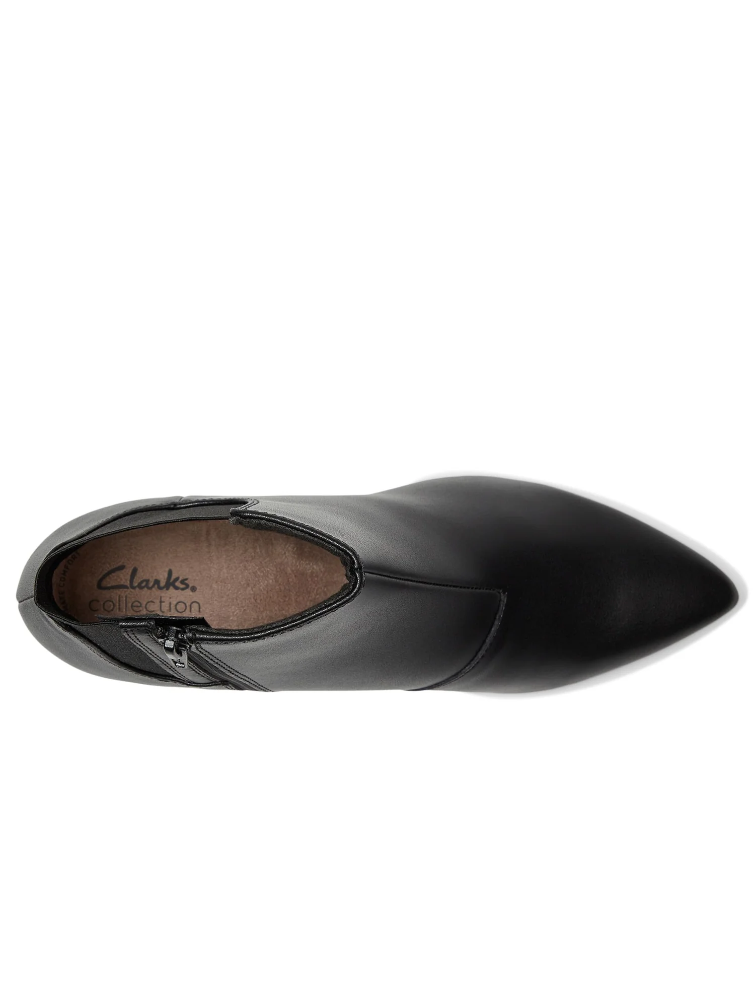 Ботинки женские Clarks Kepley Erin кожаные с острым носом — изображение 2 из 7, черный