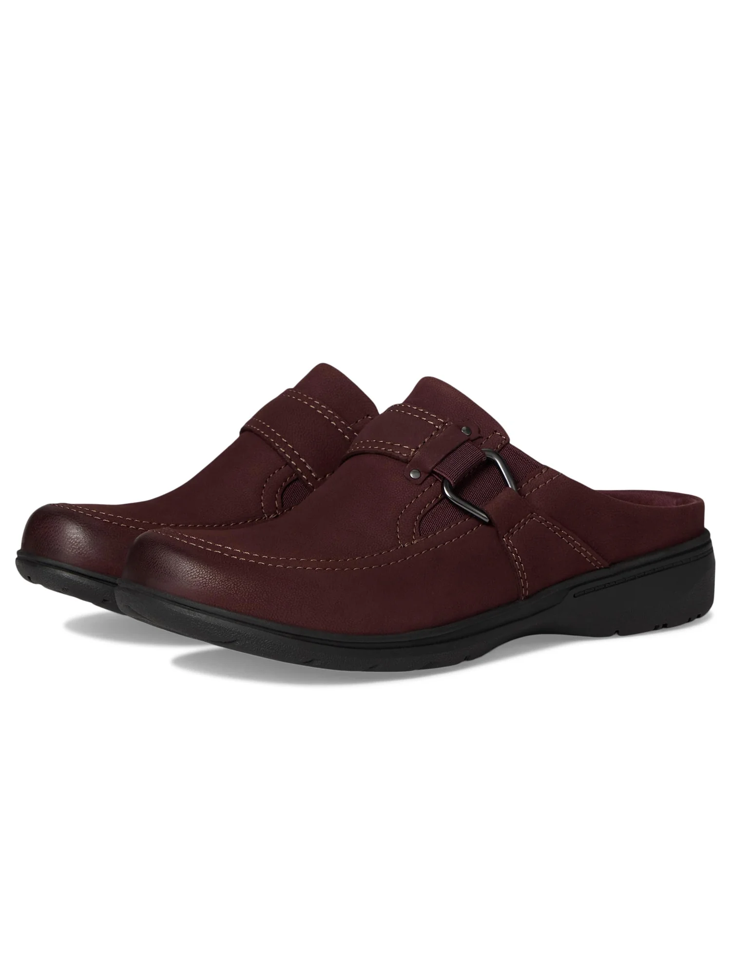 Сабо Clarks Carleigh Viola, цвет Merlot Nubuck — изображение 1 из 7