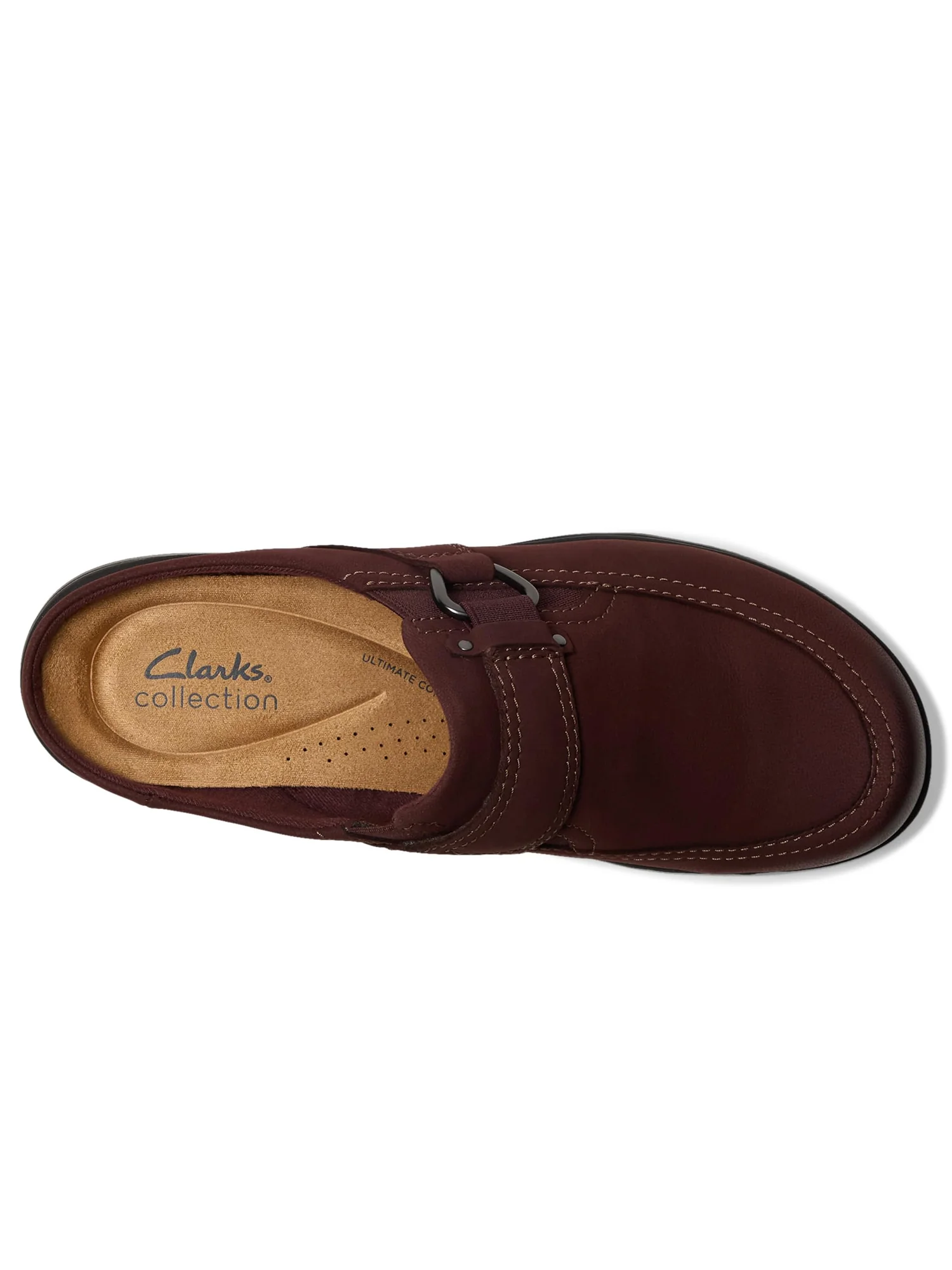 Сабо Clarks Carleigh Viola, цвет Merlot Nubuck — изображение 2 из 7