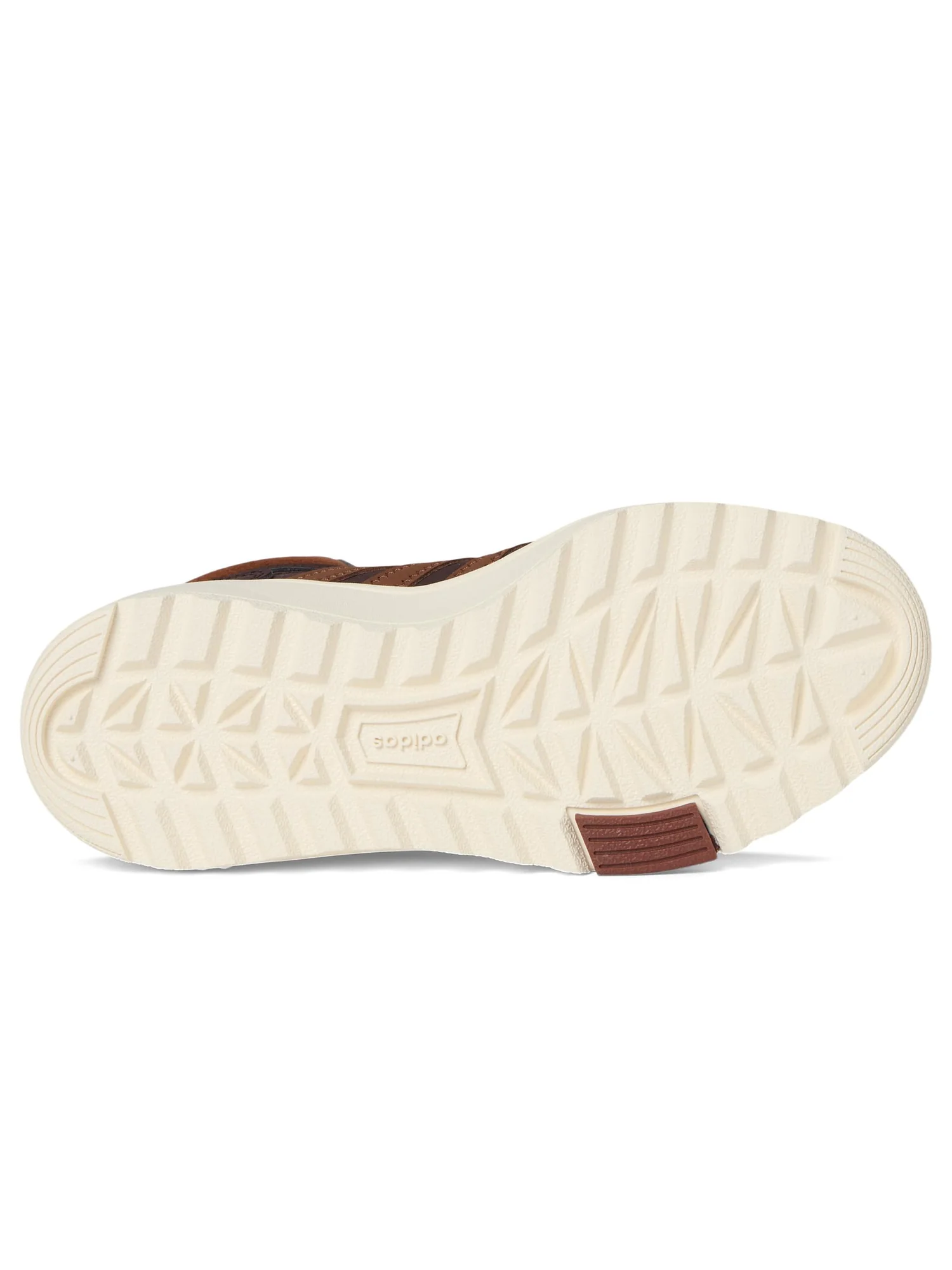 Кроссовки adidas Kids Hoops 4.0 Mid Top Shoes — изображение 3 из 7, коричневый//белый
